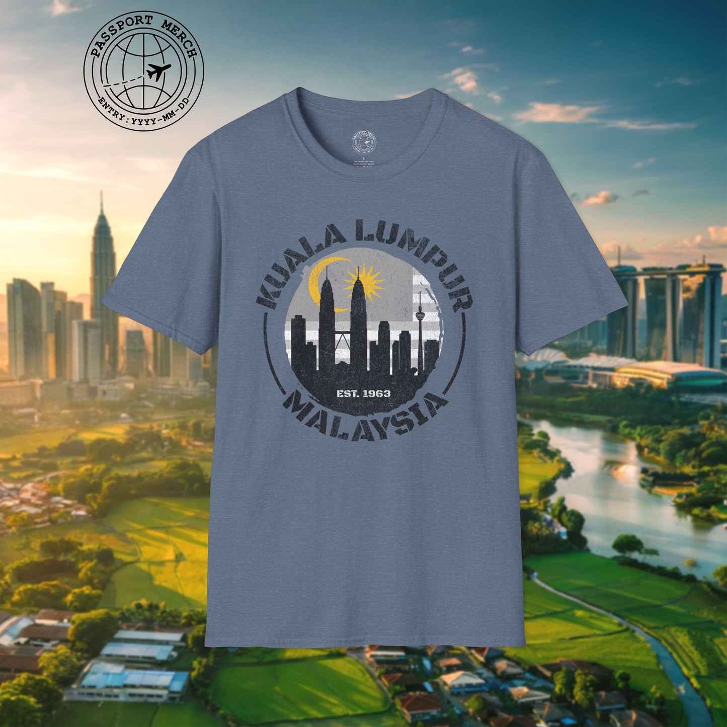 Kuala Lumpur Malaysia, Crescent and Star T-Shirt