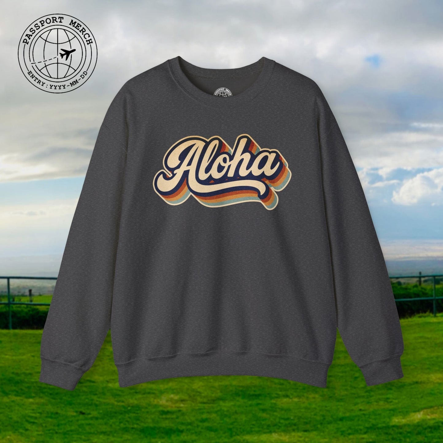 Classic 70s, Aloha, Hawaii Crewneck