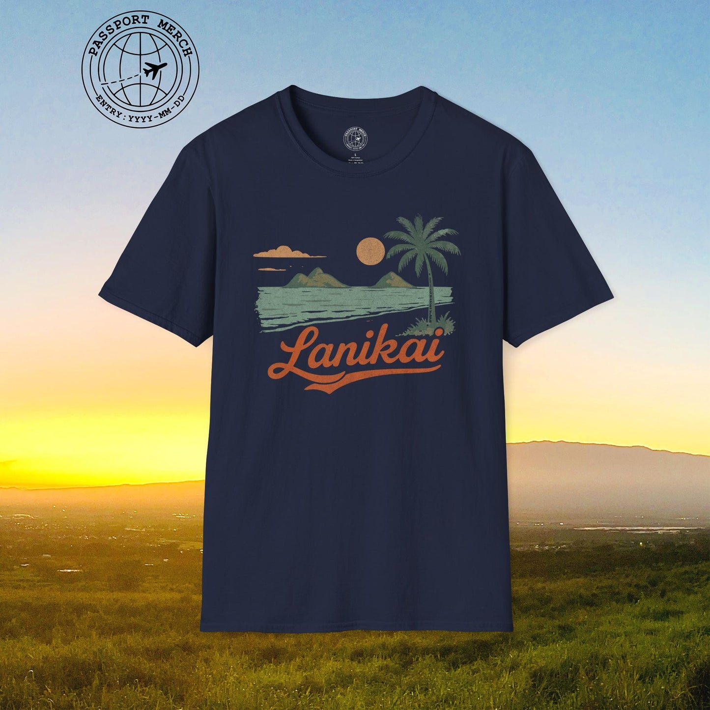 Vintage Lanikai, Oahu, Hawaii T-Shirt