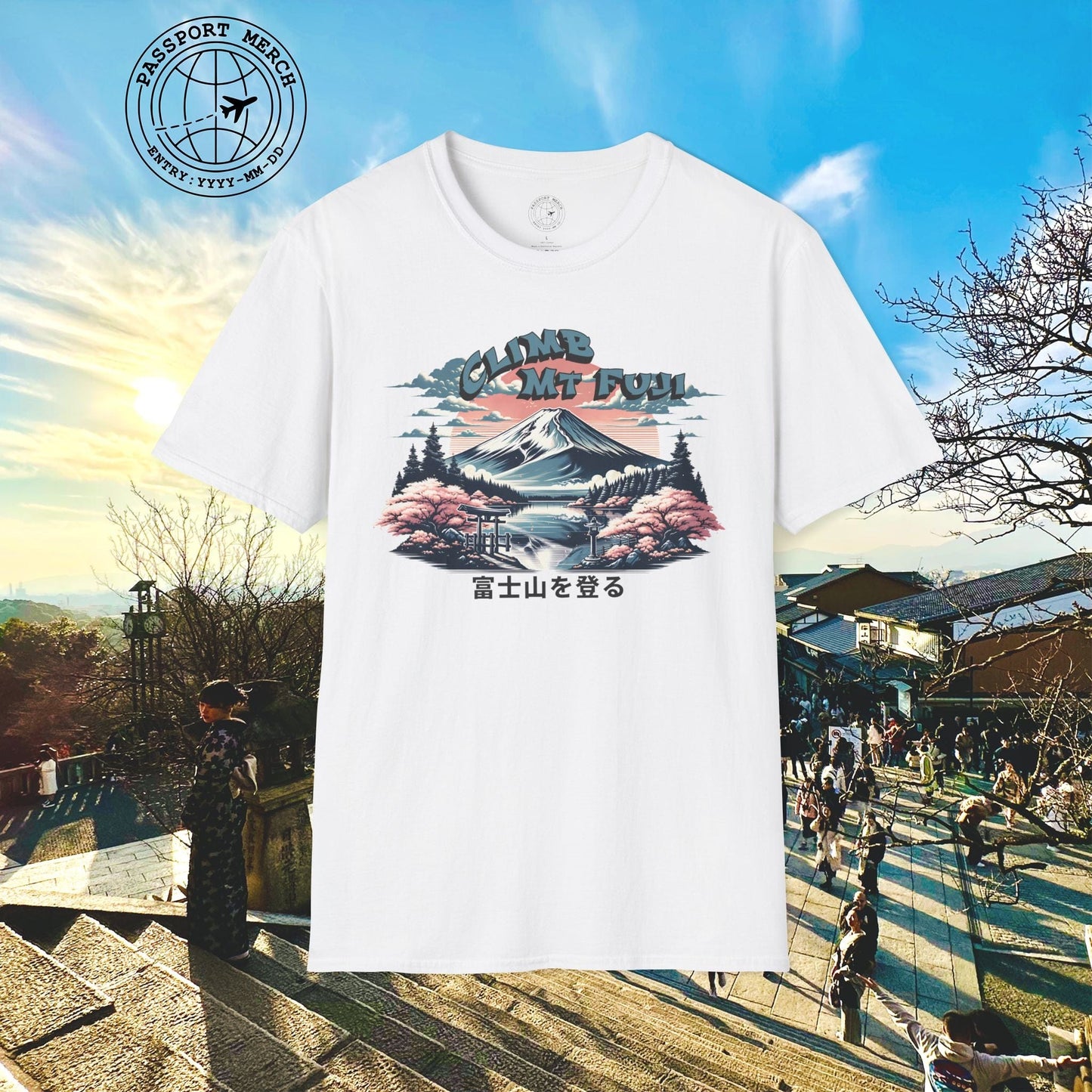 Climb Mount Fuji Japan T-Shirt