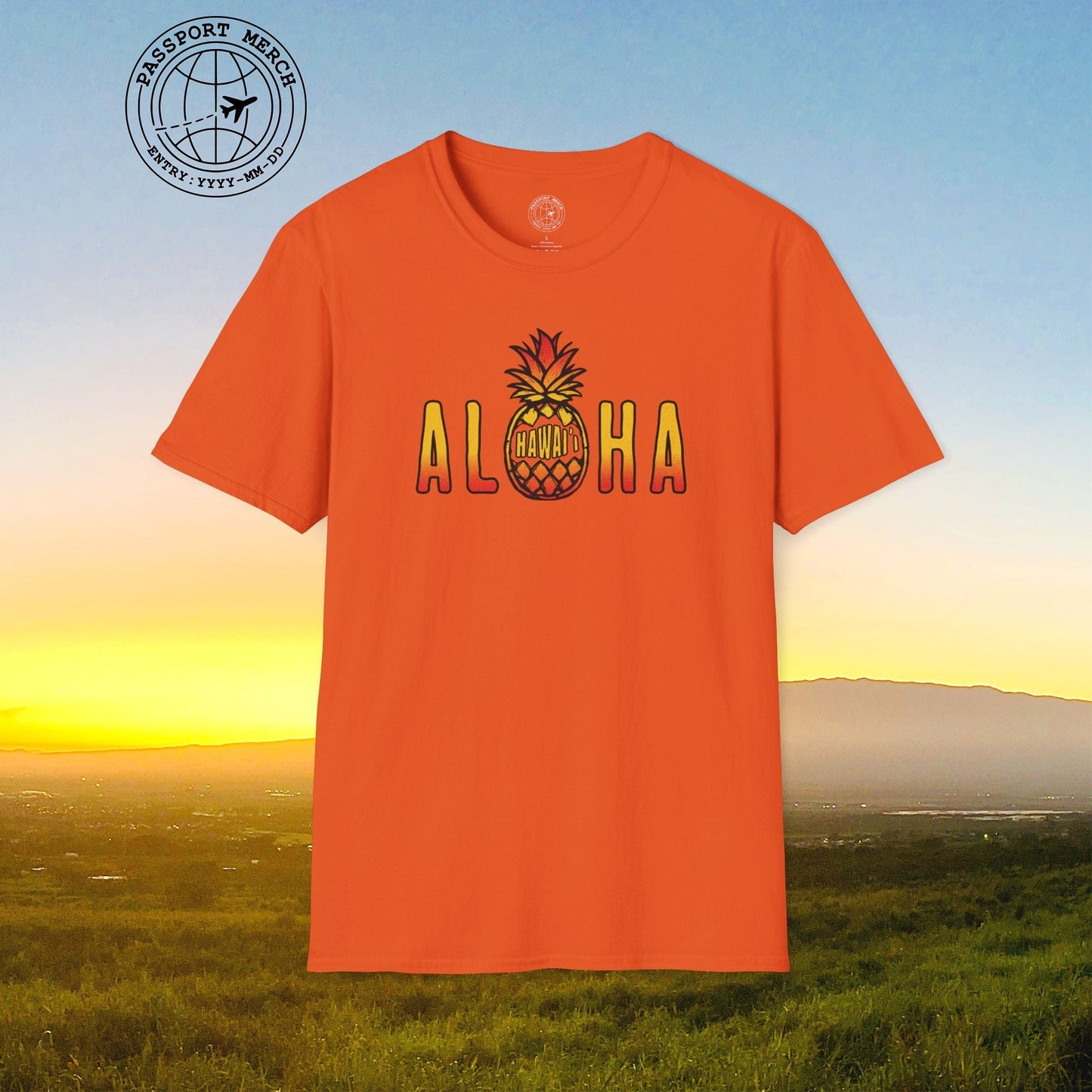 Aloha Pineapple Fire, Hawaii T-Shirt