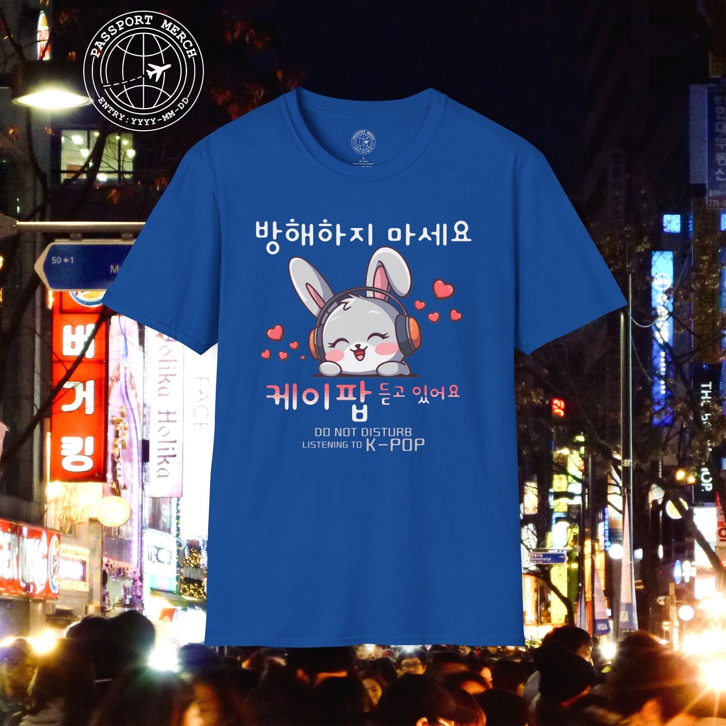 Do Not Disturb, Listening to K-Pop Korea T-Shirt
