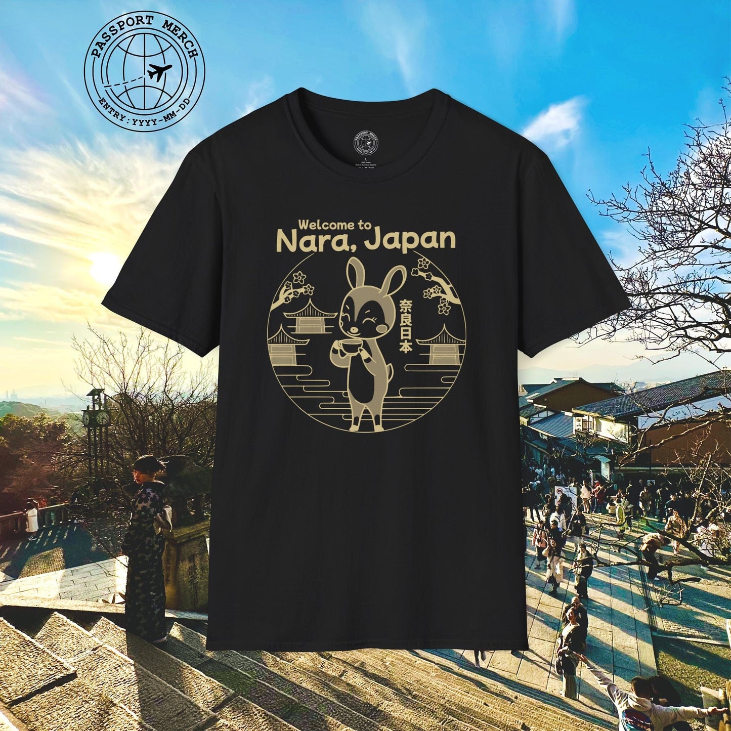 Welcome to Nara, Japan T-Shirt