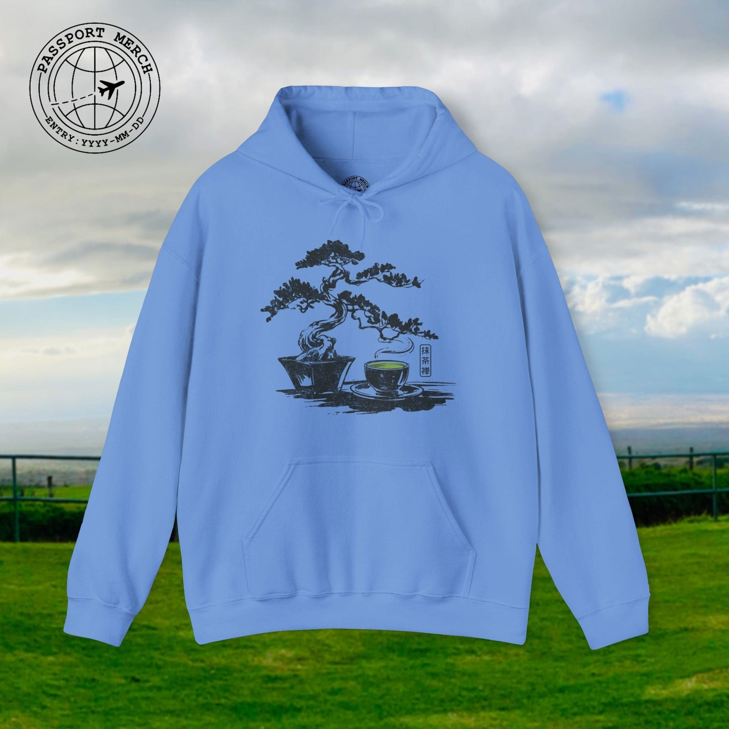 Vintage Matcha Zen, Japan Hoodie