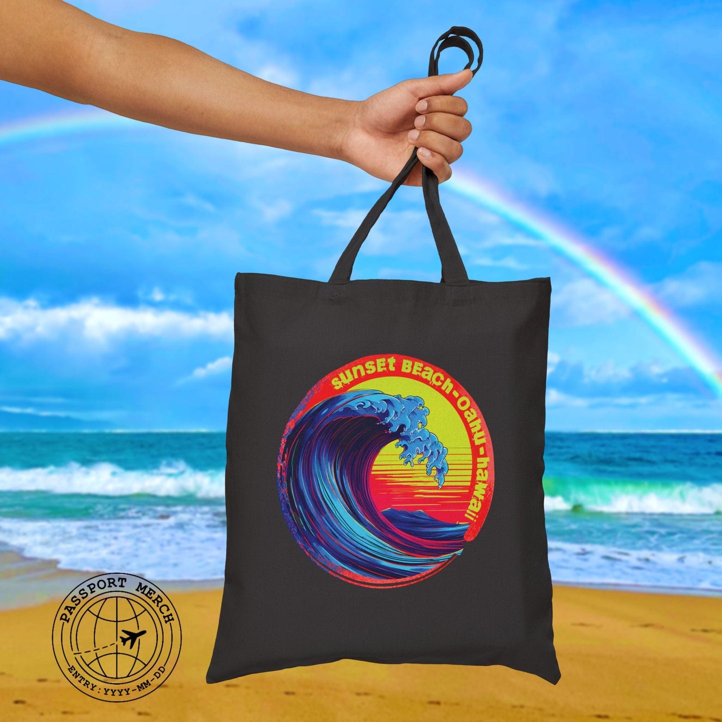 Sunset Beach Oahu, Hawaii Tote Bag