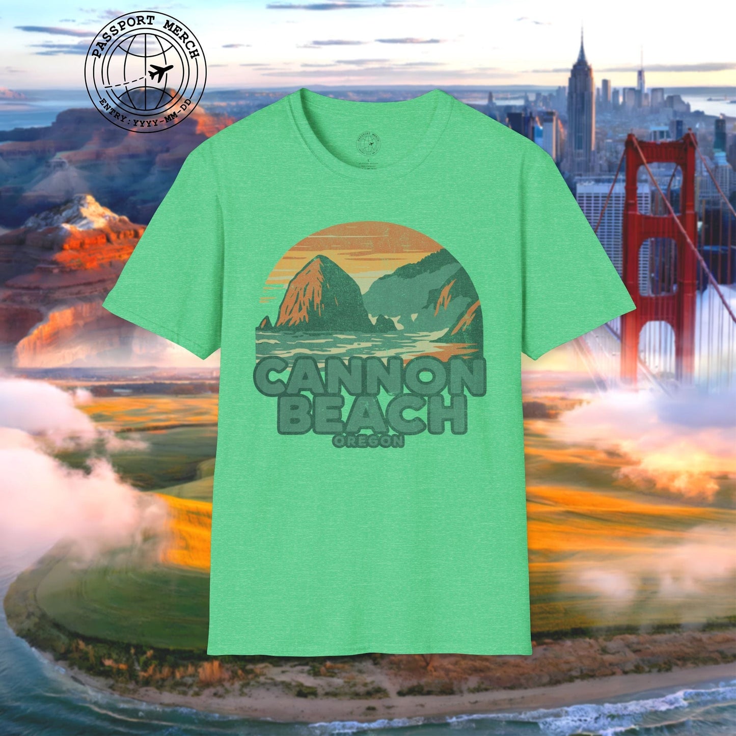 Cannon Beach, Oregon - 80's Vintage T-Shirt