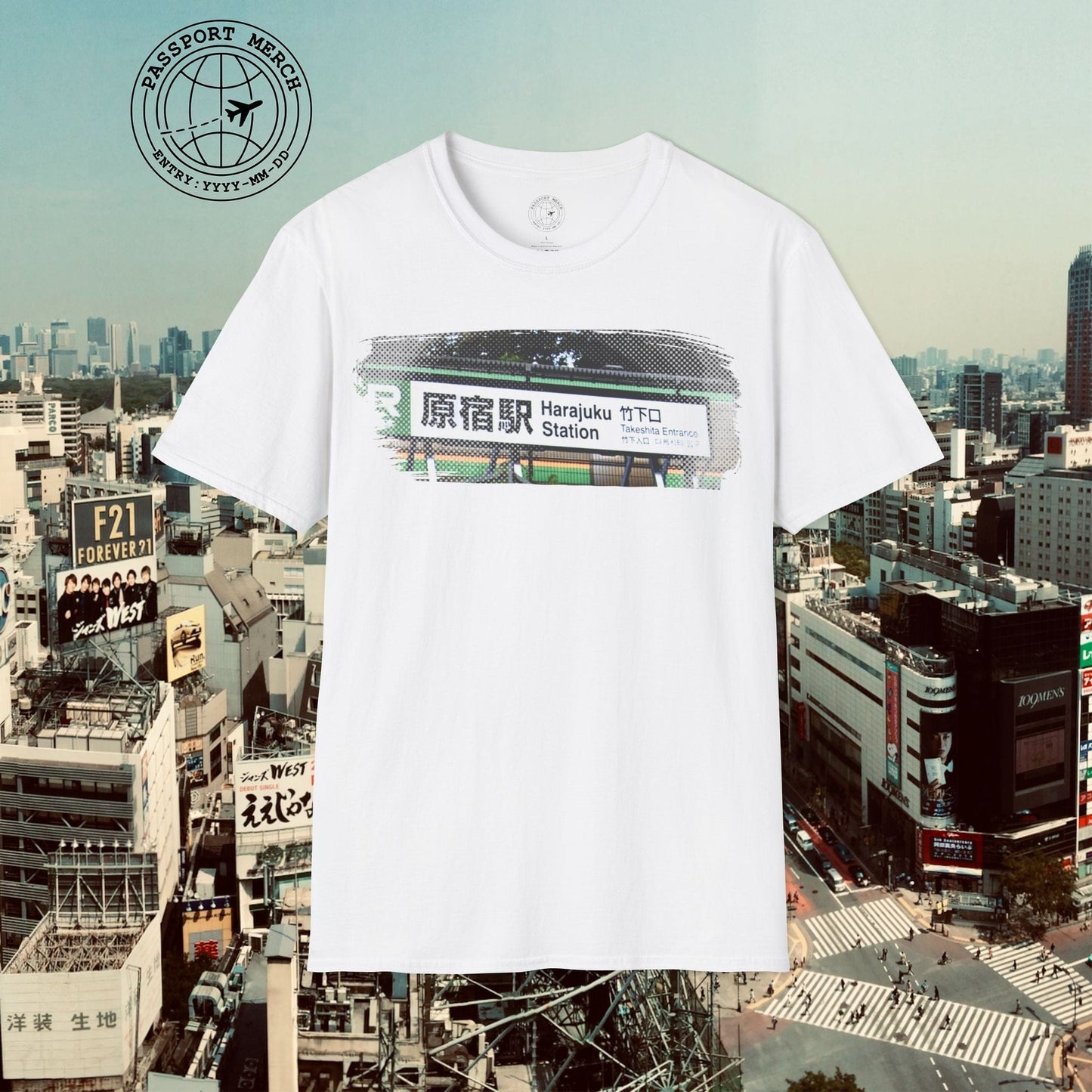 Signs of Wanderlust, Takeshita Street Harajuku Japan T-Shirt