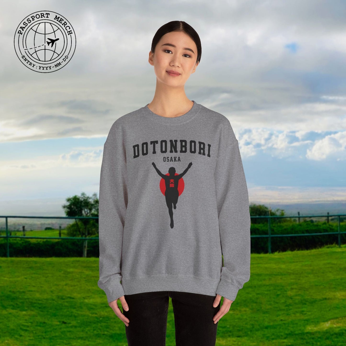 Signs of Wanderlust, Dotonbori, Osaka, Japan HND Crewneck