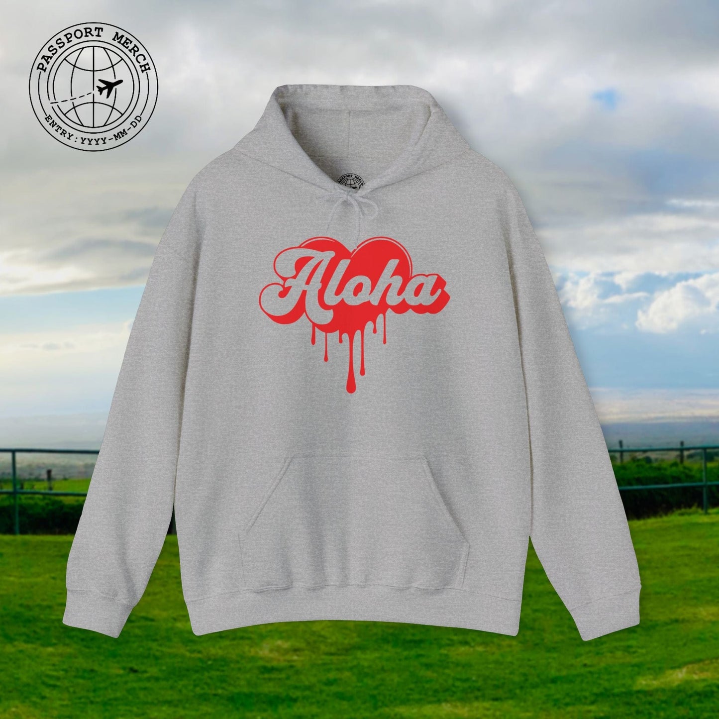Aloha Melting Heart, Hawaii Hoodie