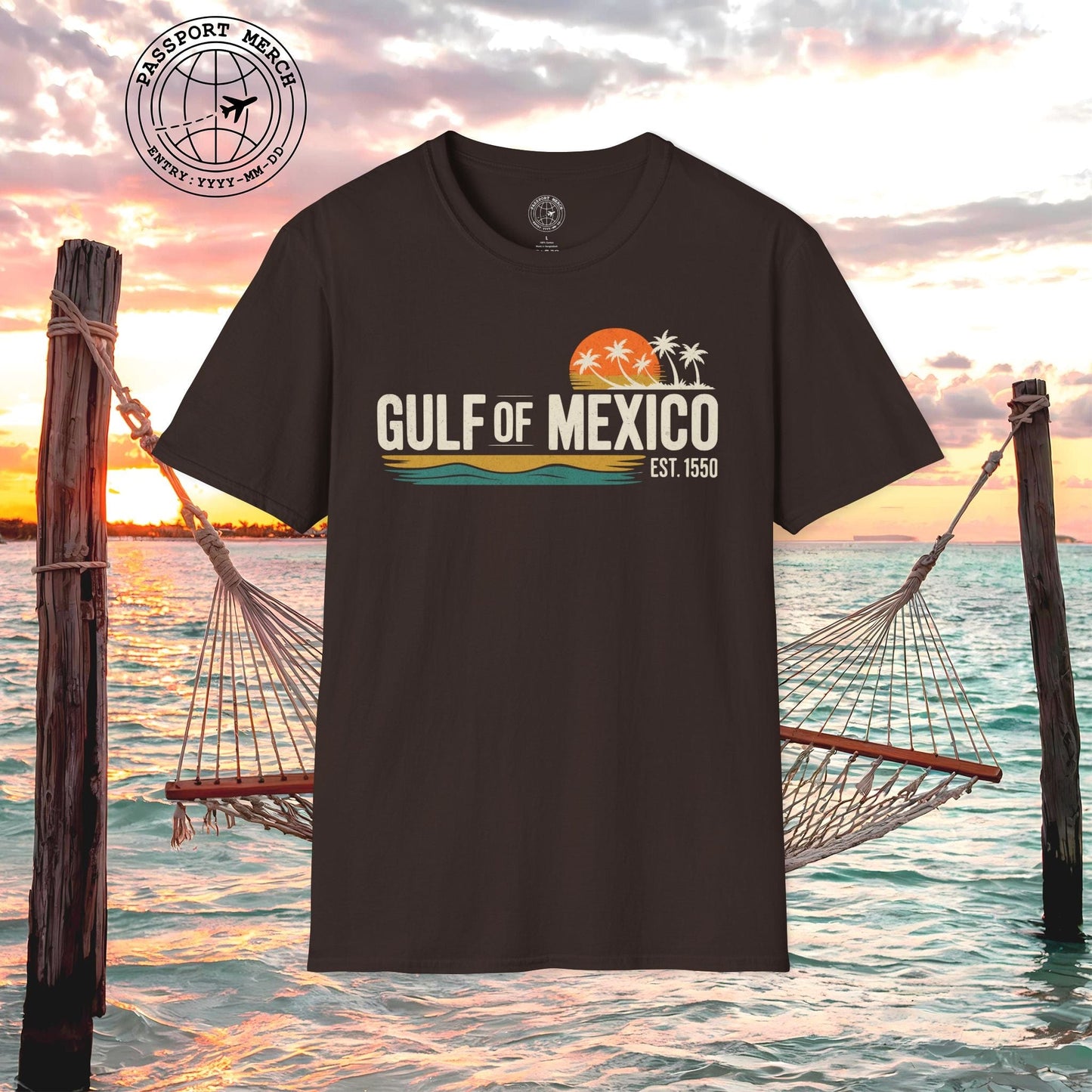 Vintage Retro Gulf of Mexico T-Shirt