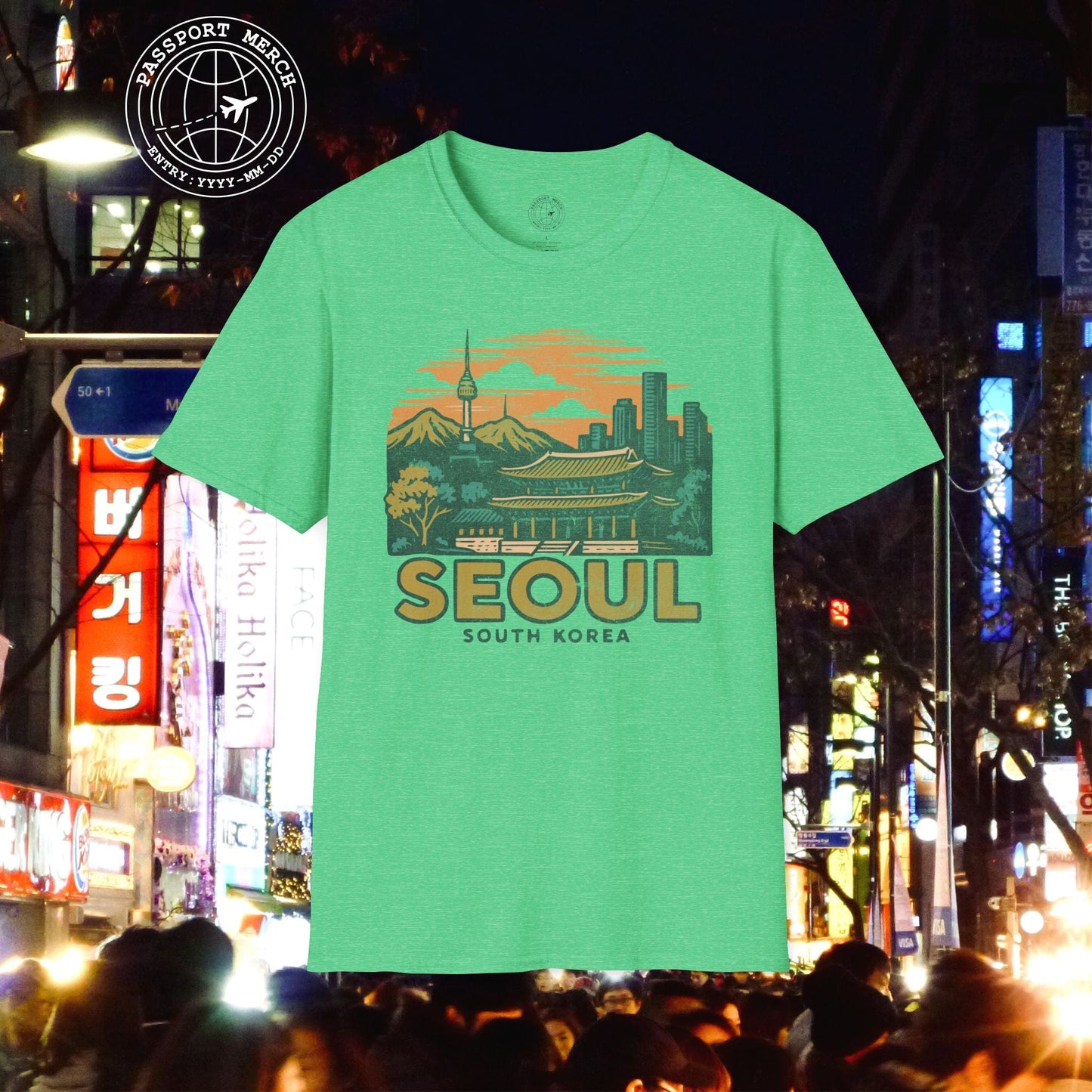 Seoul, South Korea - 80's Vintage T-Shirt