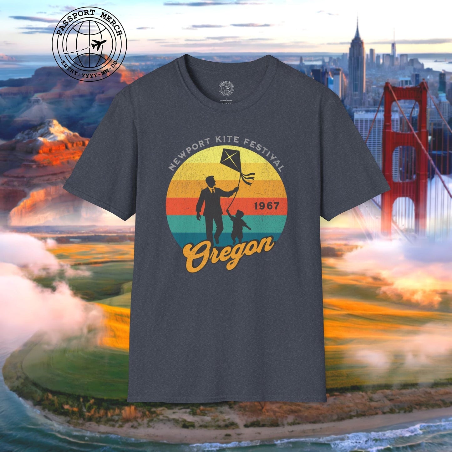 Vintage Newport Oregon Kite Festival T-Shirt