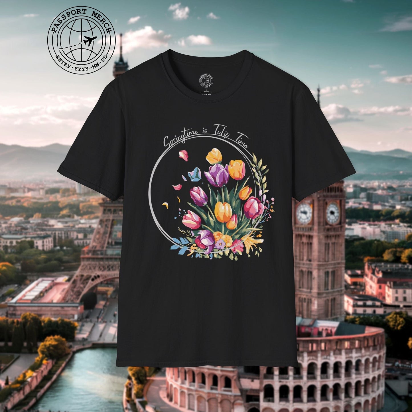 Springtime is Tulip Time in Holland T-Shirt