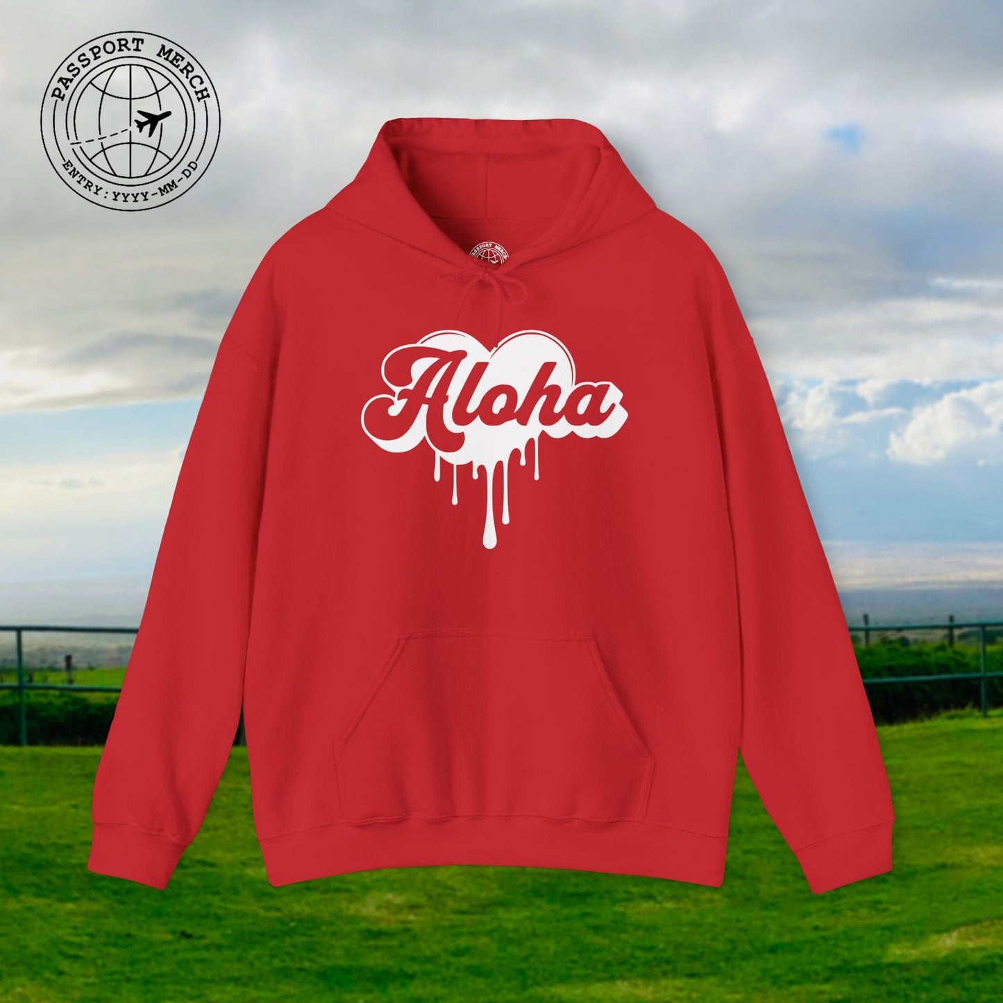 Aloha Melting Heart, Hawaii Hoodie