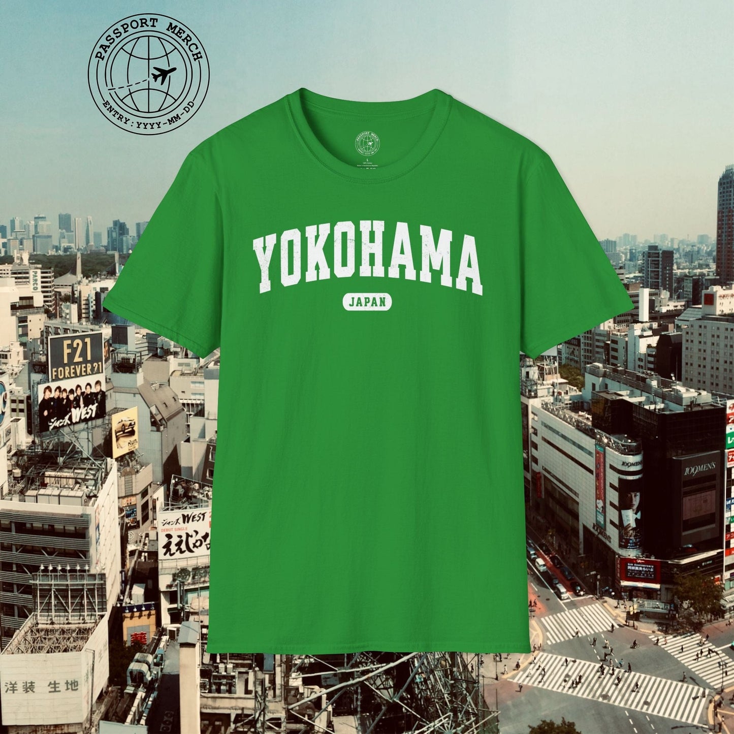 Classic Athletic (Bucket List Edition), Yokohama, Japan T-Shirt