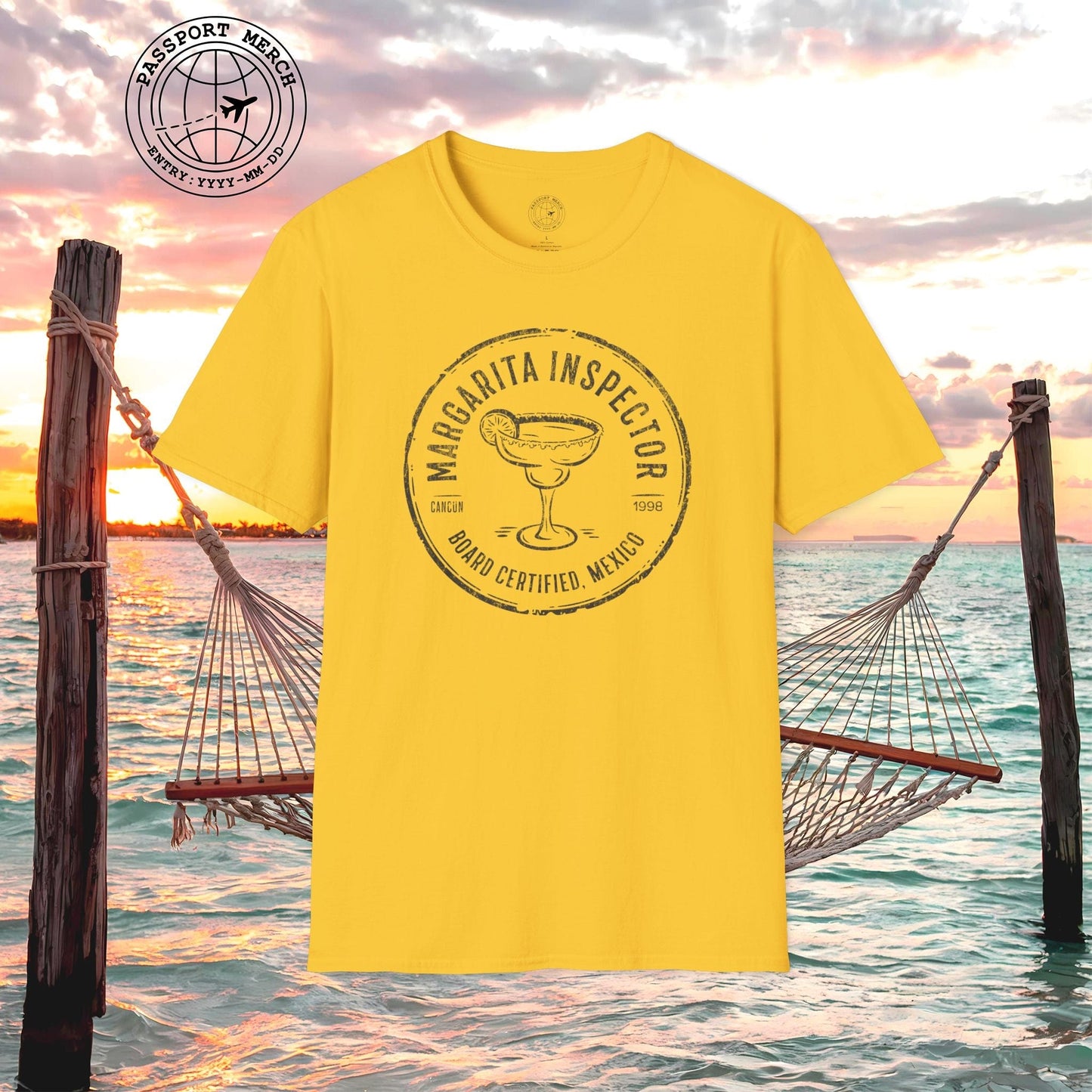 Board Certified Margarita Inspector, Mexico T-Shirt