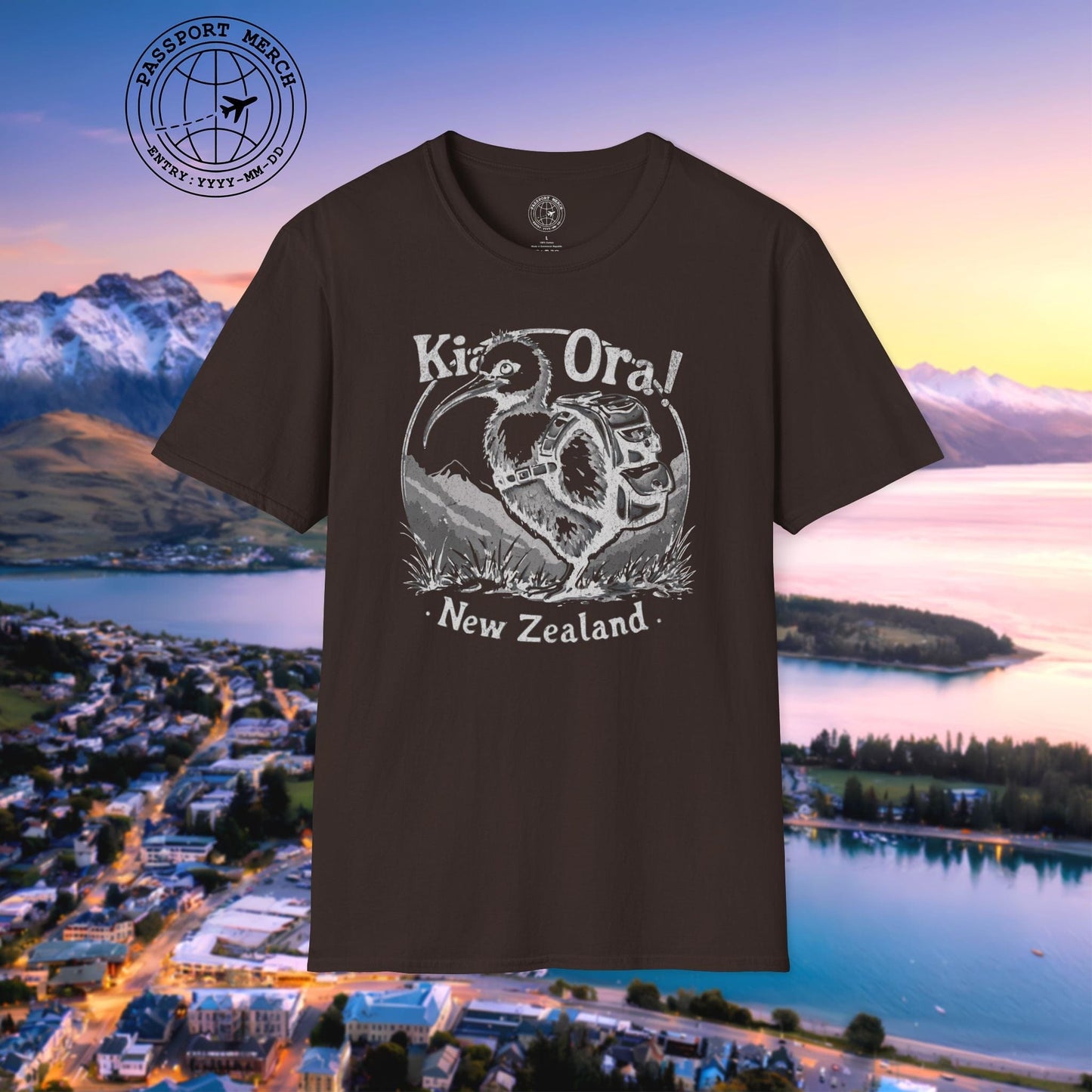 Kia Ora Kiwi, New Zealand T-Shirt