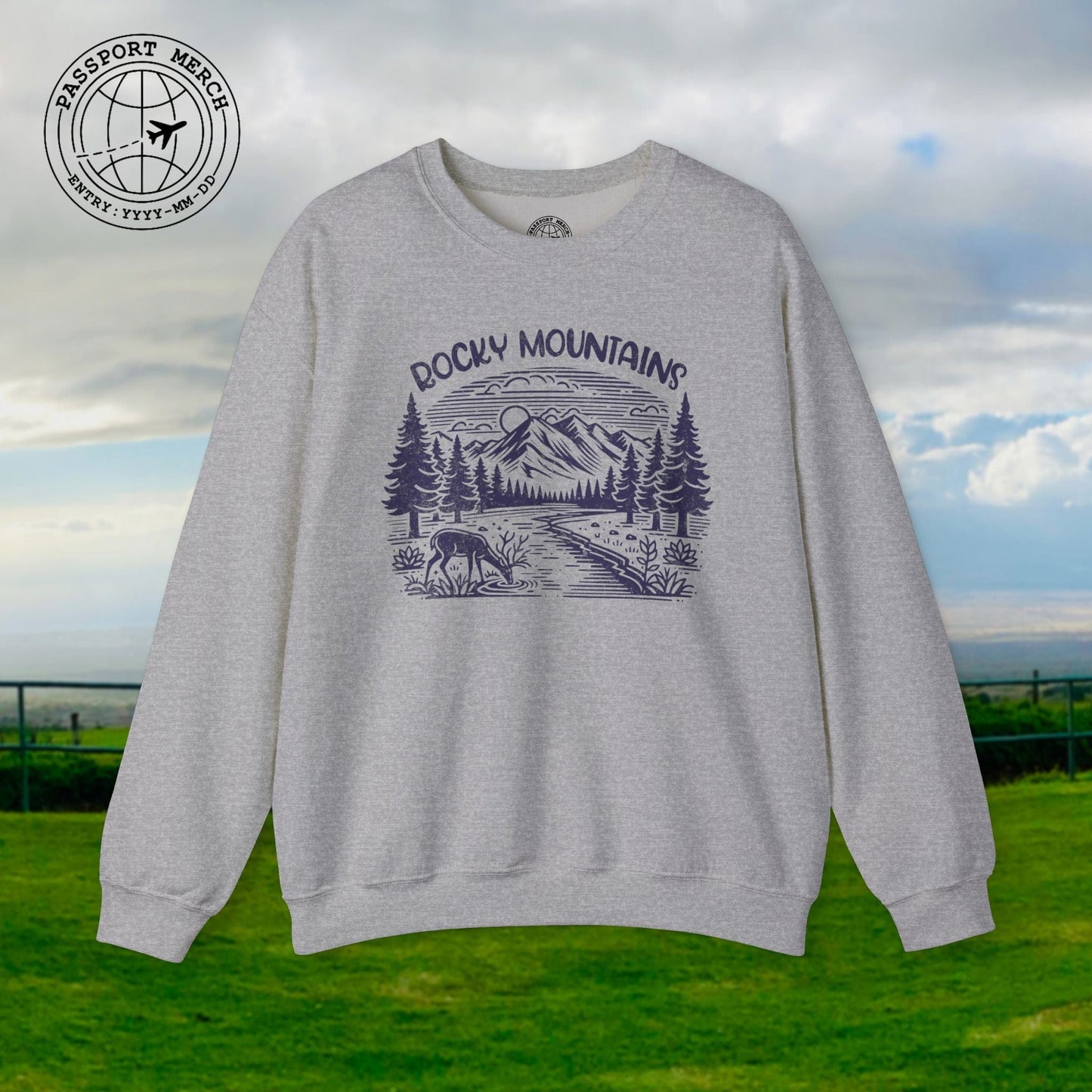 Rocky Mountain Explorer Colorado Crewneck