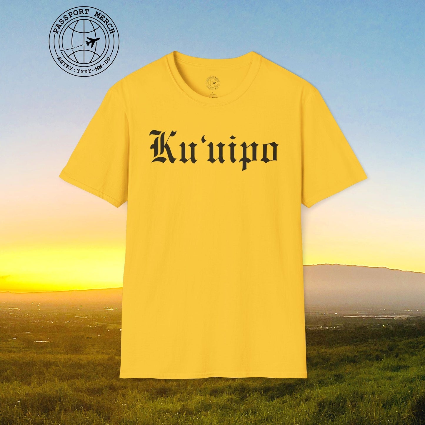 Black and White Ku'uipo (Hawaiian Jewelry Style) T-Shirt