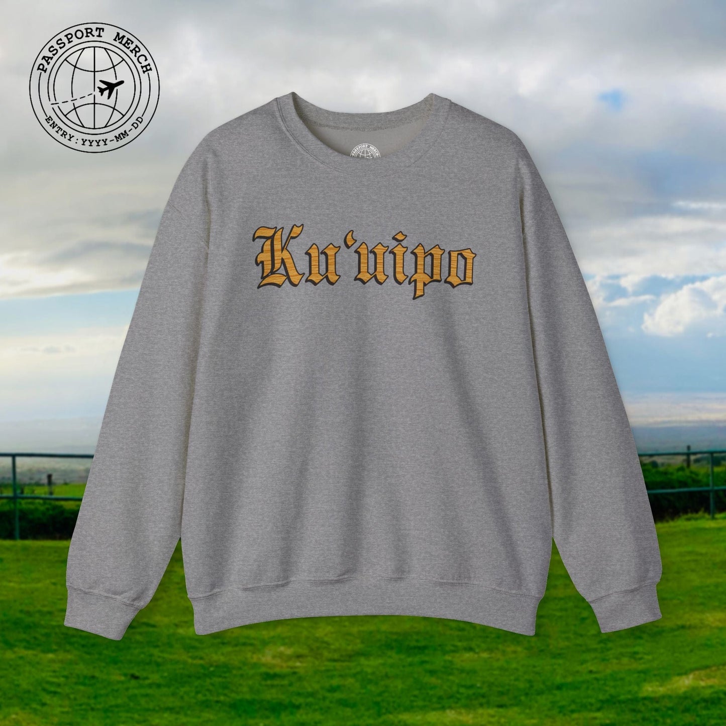 Koa Wood Ku'uipo (Hawaiian Jewelry Style) Crewneck