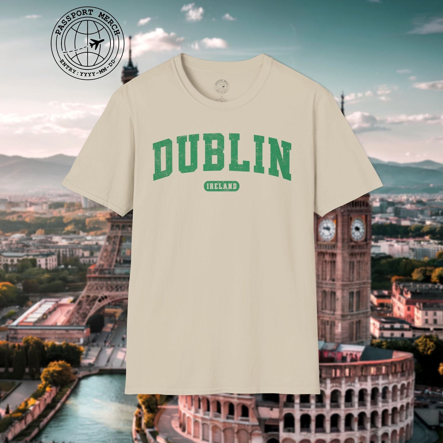 Classic Athletic (Bucket List Edition), Dublin, Ireland T-Shirt