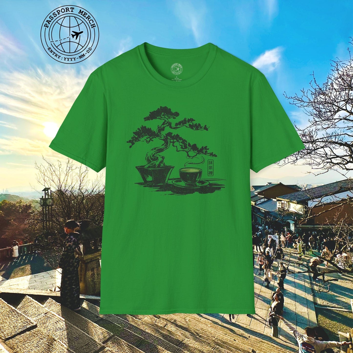 Vintage Matcha Zen, Japan T-Shirt