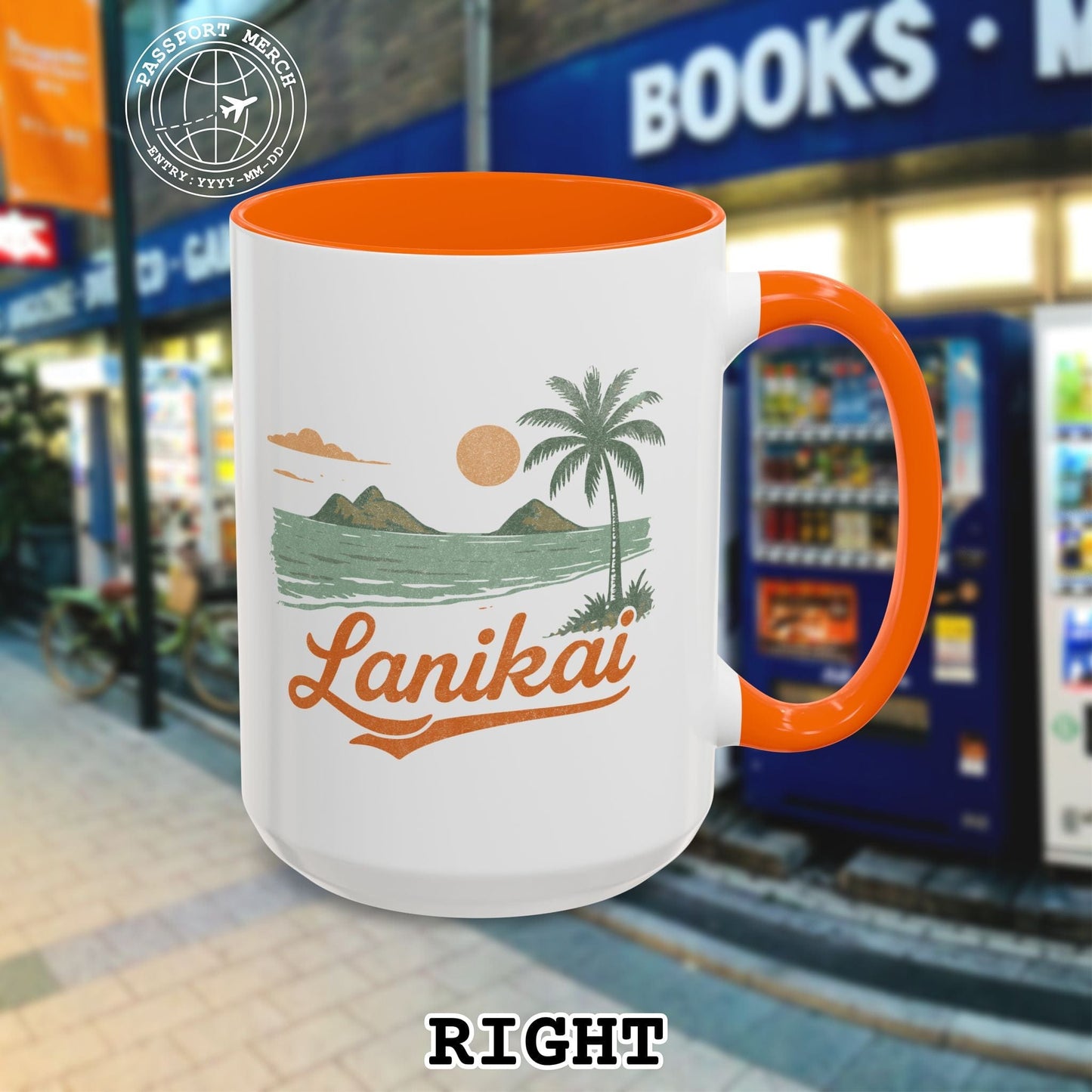 Vintage Lanikai, Oahu, Hawaii 15oz Mug