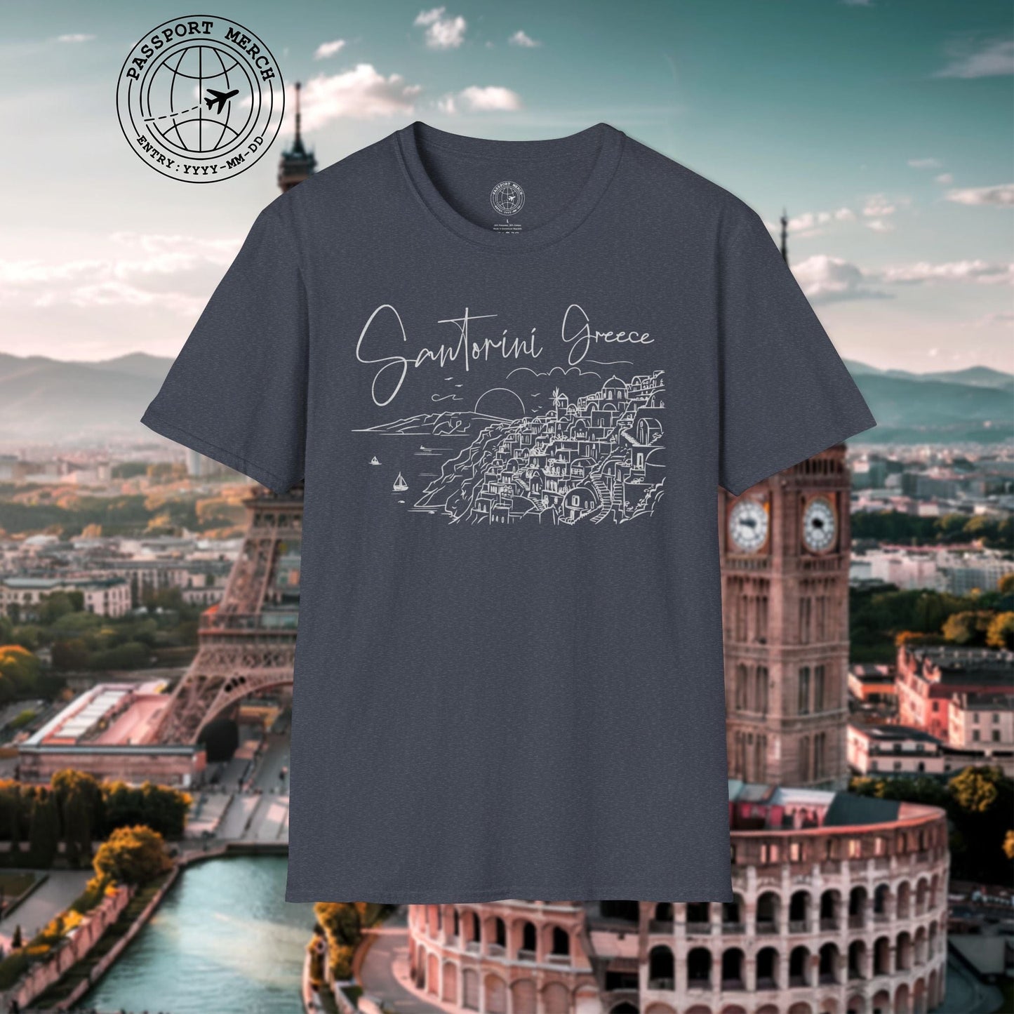 Santorini Dreaming Greece T-Shirt