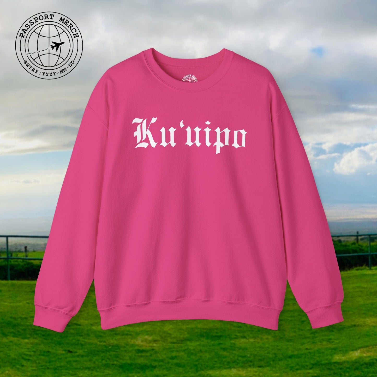 Black and White Ku'uipo (Hawaiian Jewelry Style) Crewneck