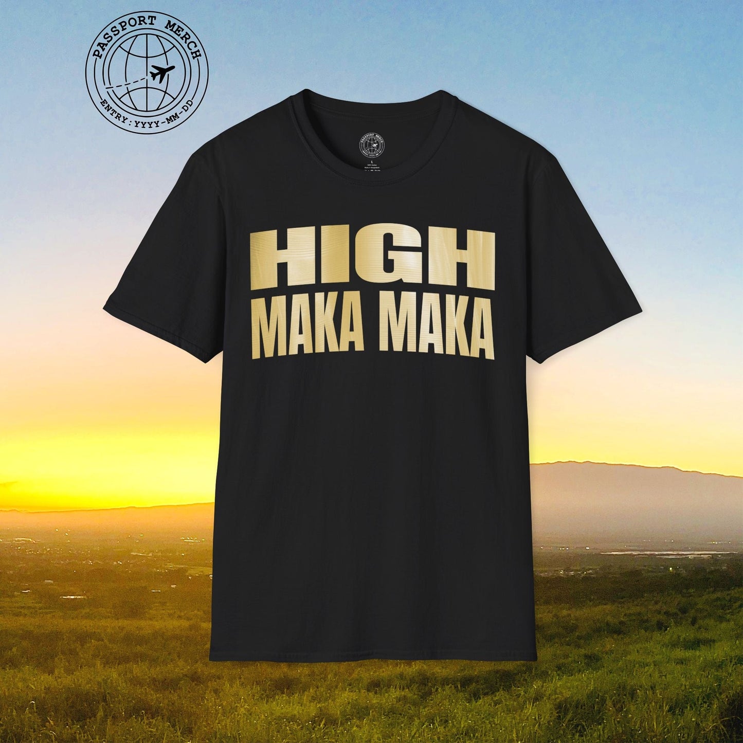 Bullion Gold High Maka Maka, Hawaii T-Shirt