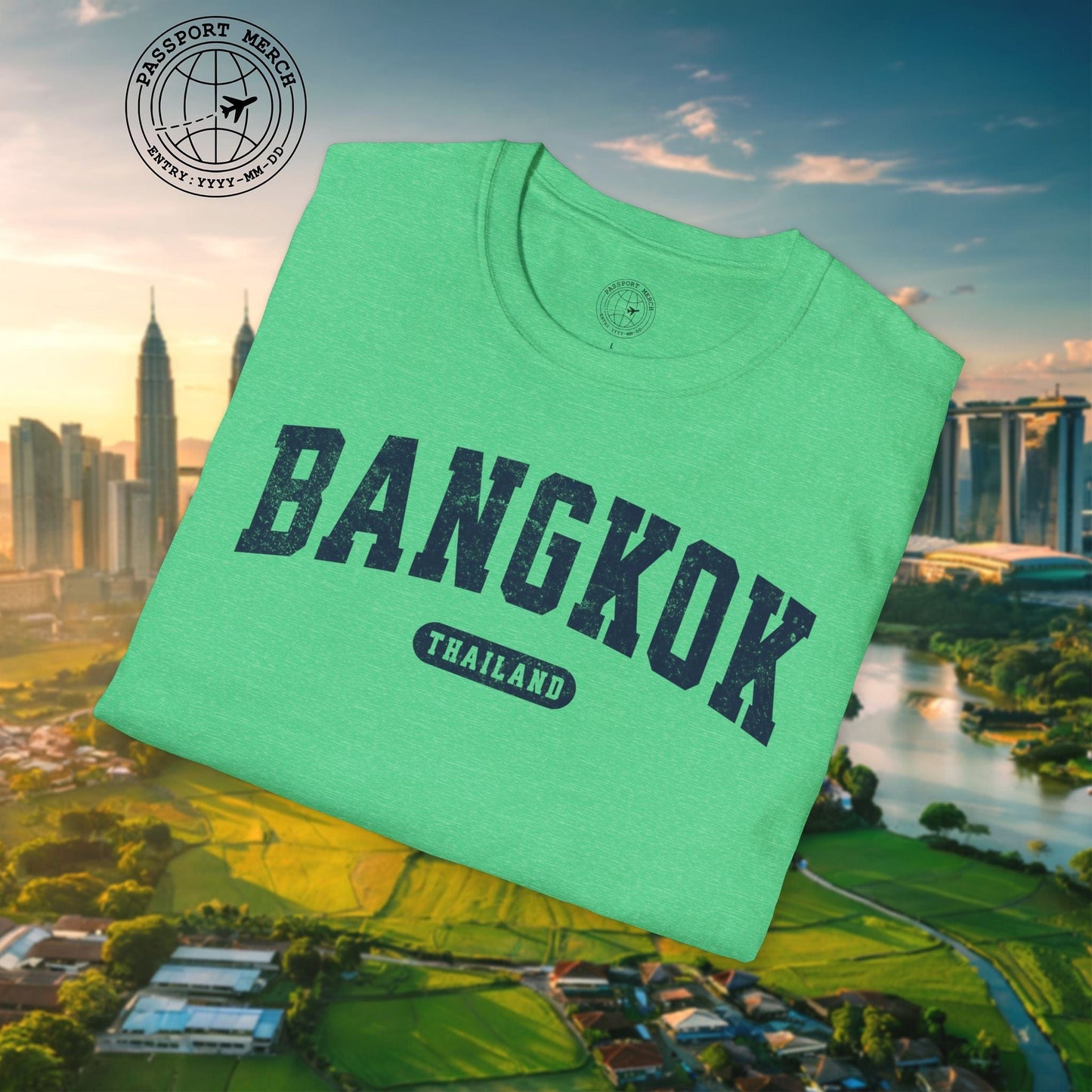 Classic Athletic (Bucket List Edition), Bangkok, Thailand T-Shirt