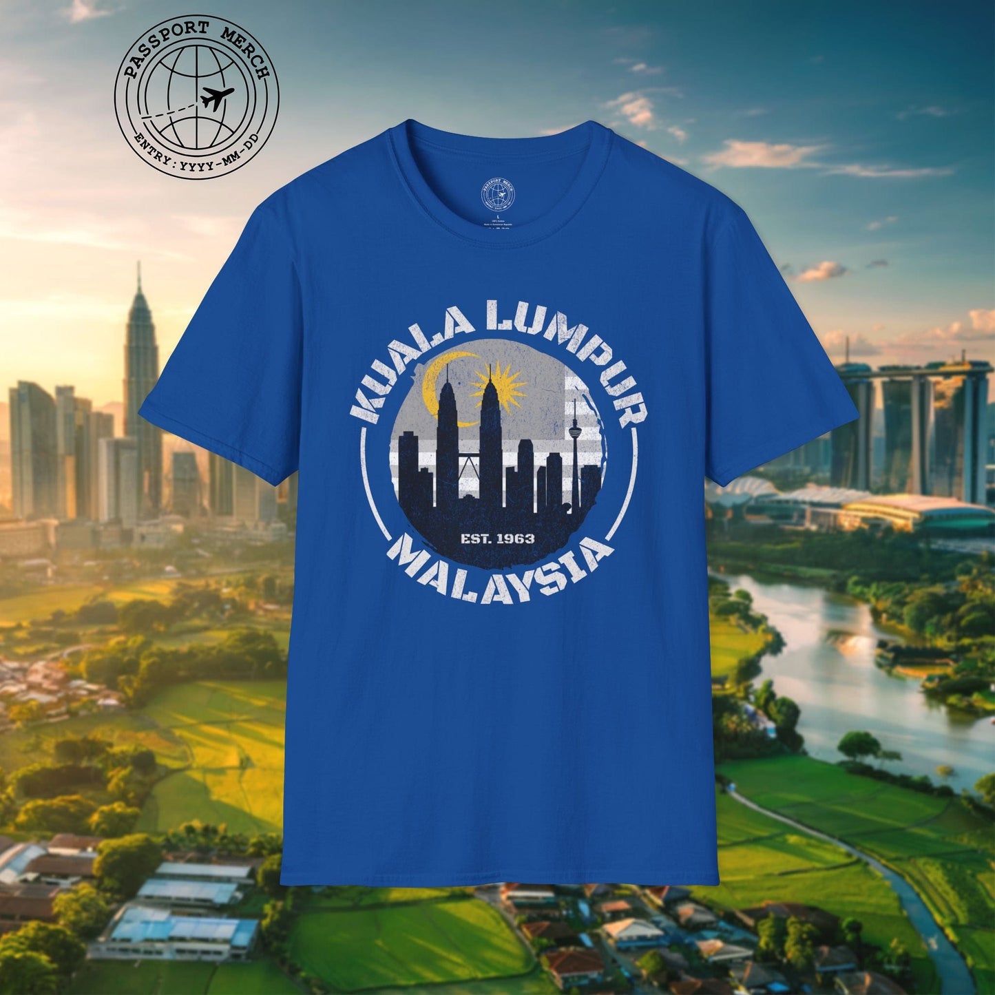 Kuala Lumpur Malaysia, Crescent and Star T-Shirt