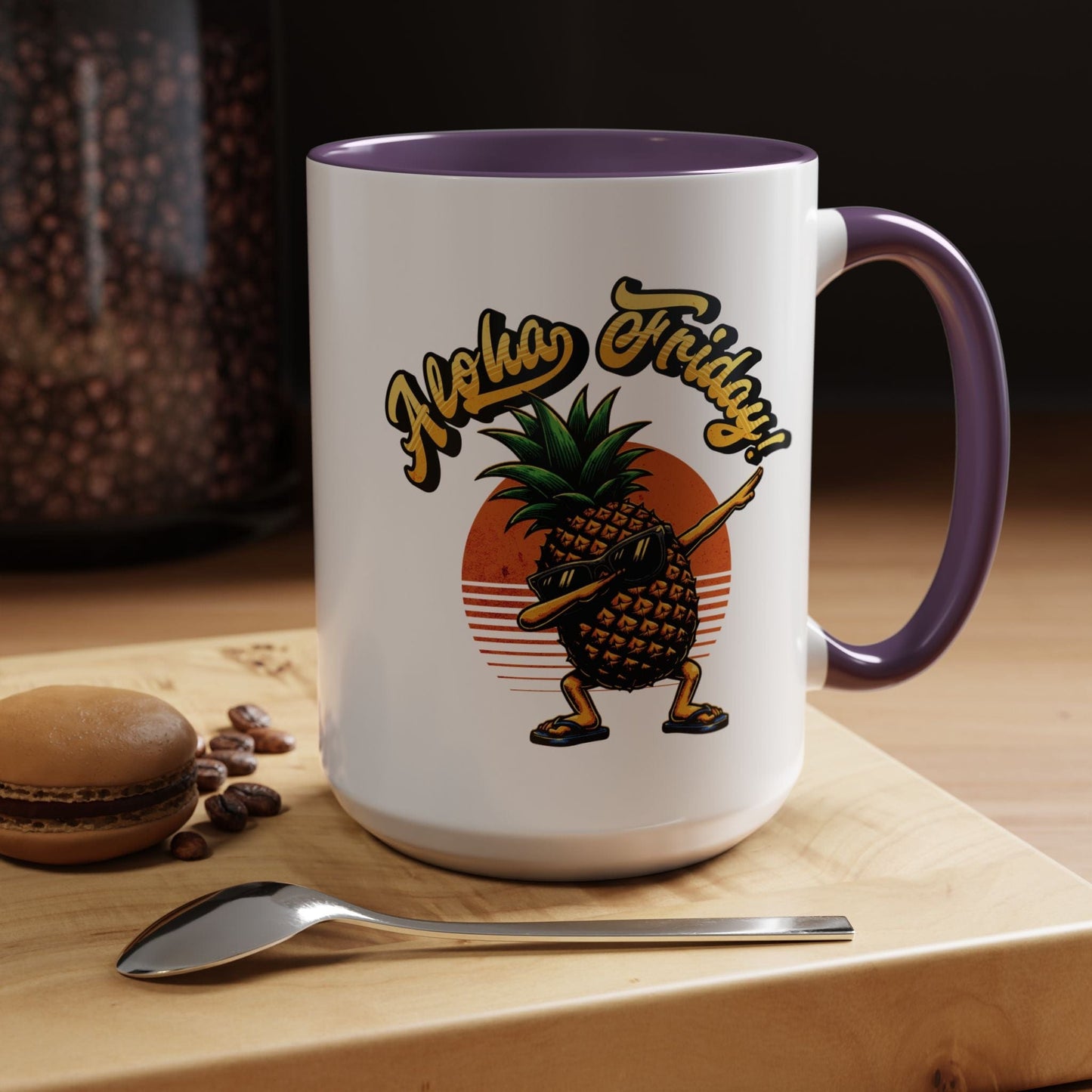 Aloha Friday Dabbing Pineapple Hawaii 15oz Mug