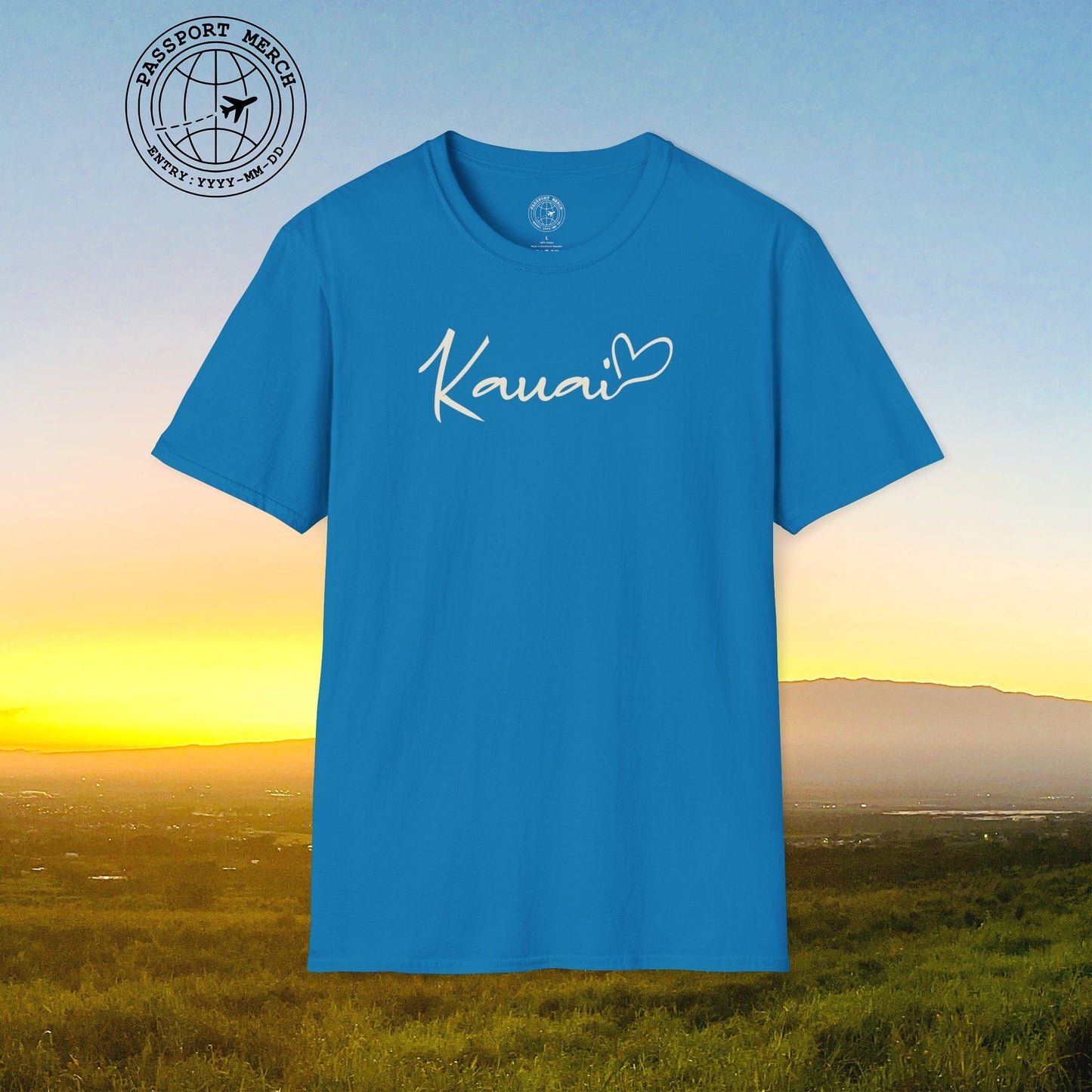 Heart Signature (Islands Edition), Kauai, Hawaii T-Shirt