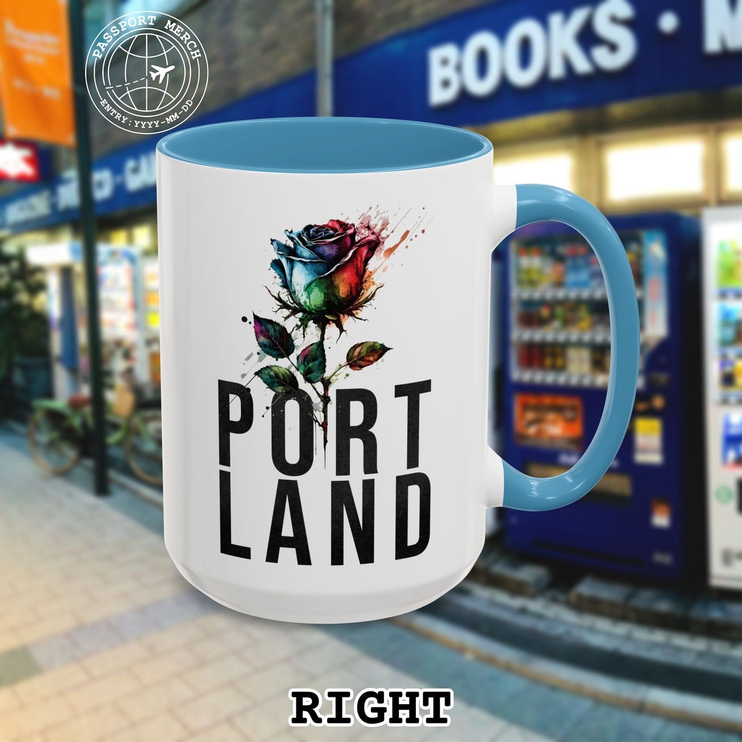 Portland Rose, Oregon 15oz Mug