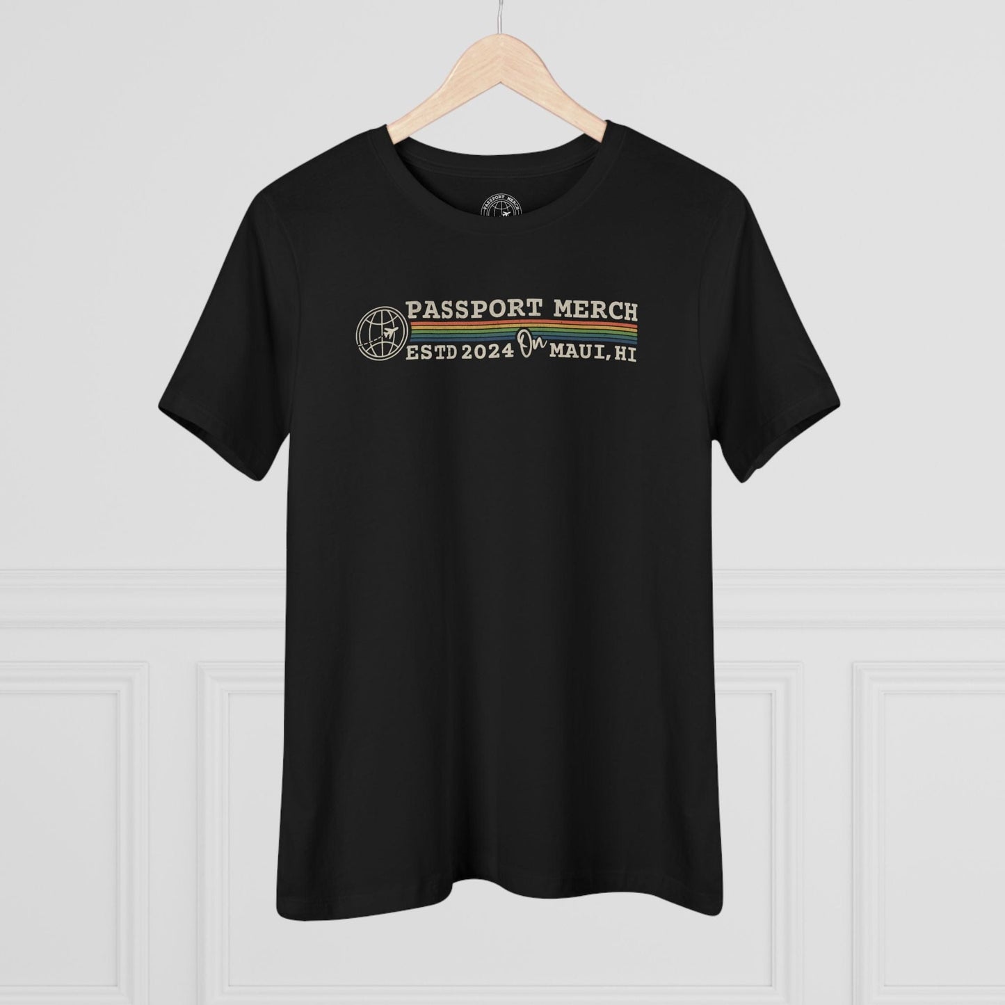 (Almost Free) 2025 Anniversary Celebration - Vintage Brand Swag! Womens Fit T-Shirt Black / S