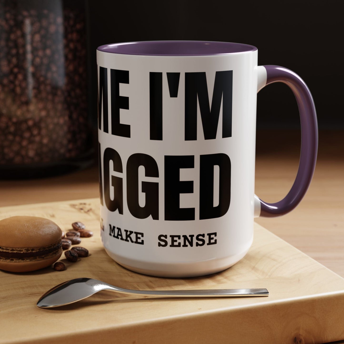 Assume I'm Jetlagged 15oz Mug Purple / 15oz