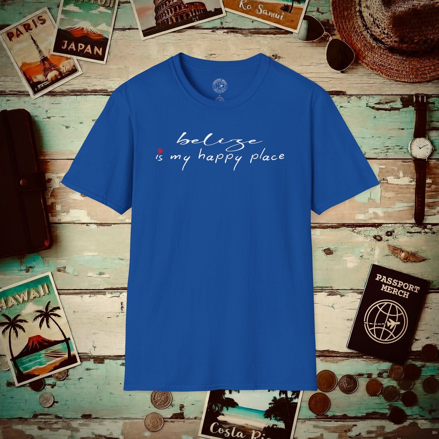 Belize is my happy place T-Shirt Royal / S