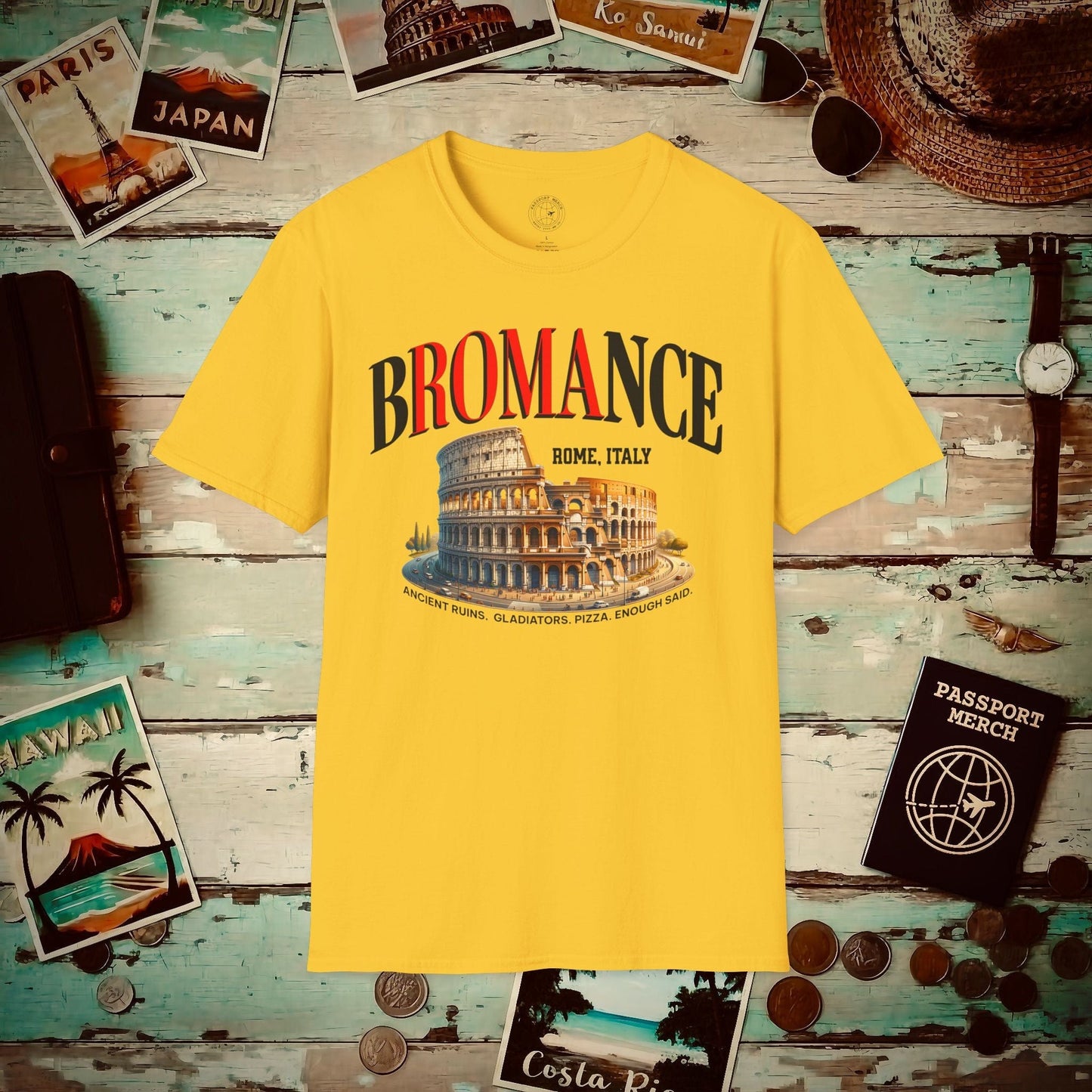bROMAnce, Rome Italy T-Shirt Daisy / S