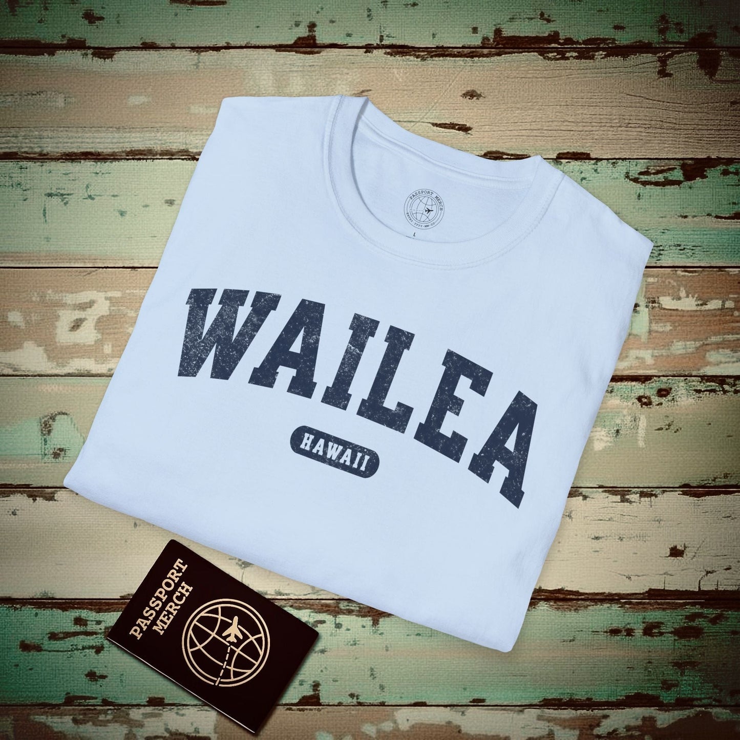 Classic Athletic (Bucket List Edition), Wailea, Hawaii T-Shirt Light Blue / S
