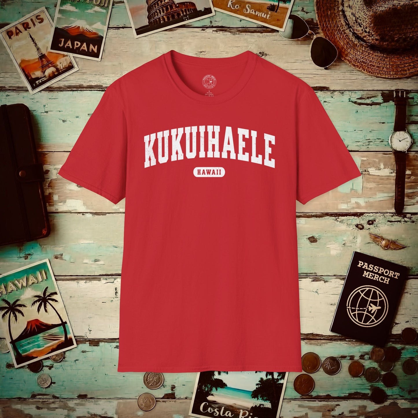 Classic Athletic, Kukuihaele, Hawaii (Fan Service) T-Shirt Red / S