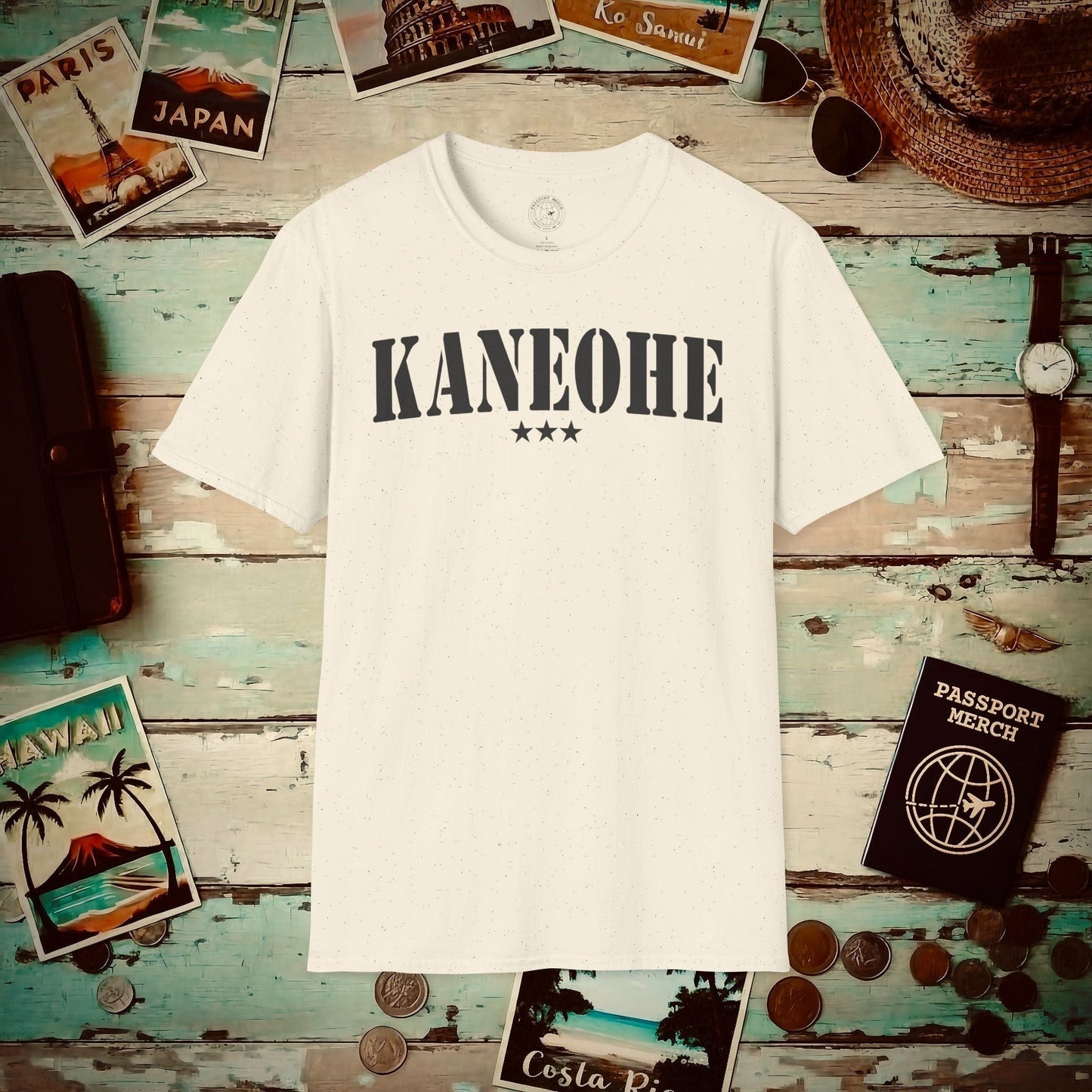 Classic Military, Kaneohe, Hawaii T-Shirt Natural / S