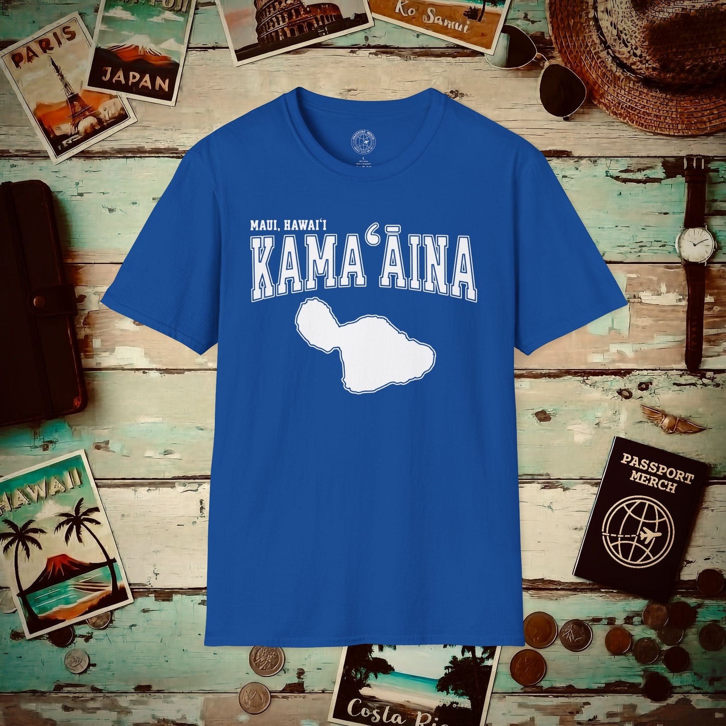 Classic University (Kamaaina Edition), Maui, Hawaii T-Shirt Royal / S