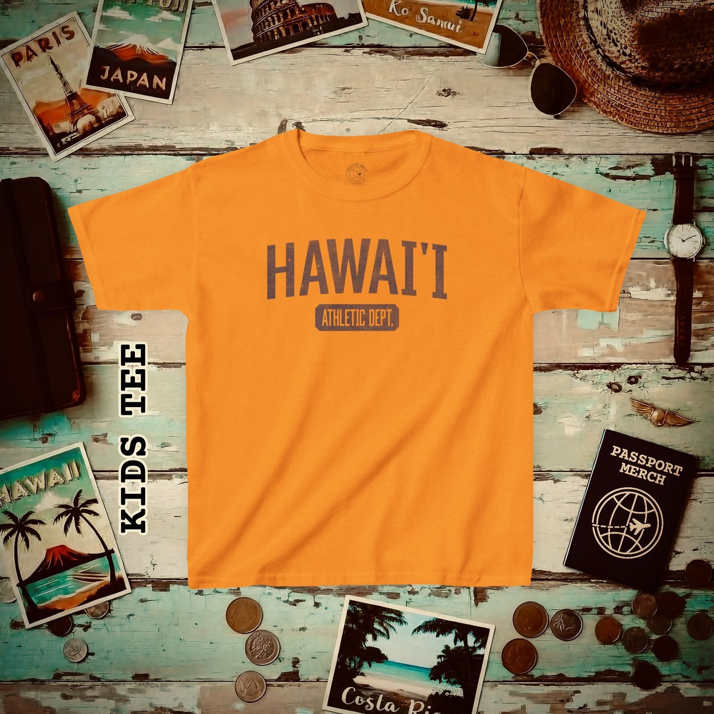 Copy of Loco Moco All Star, Hawaii Kids Tee XS / Tennessee Orange