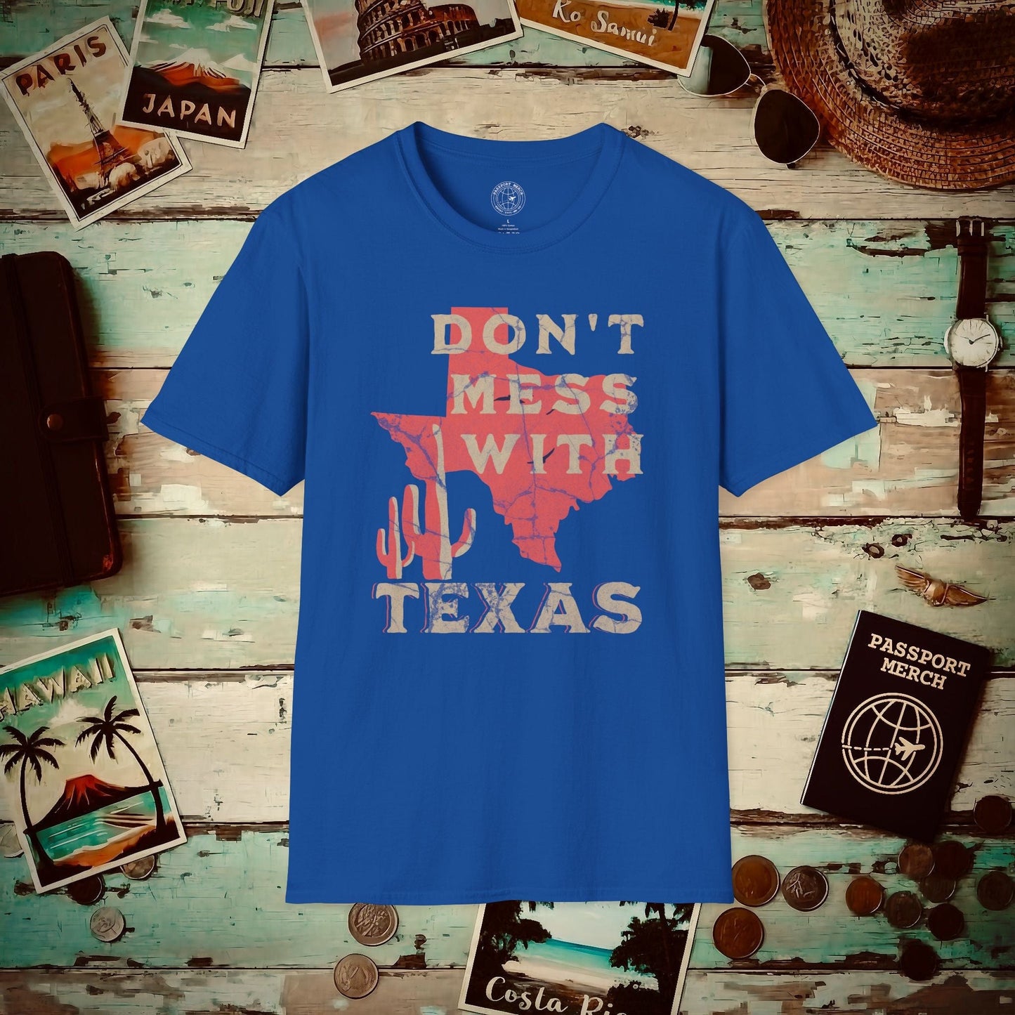 Don't Mess with Texas T-Shirt Royal / S