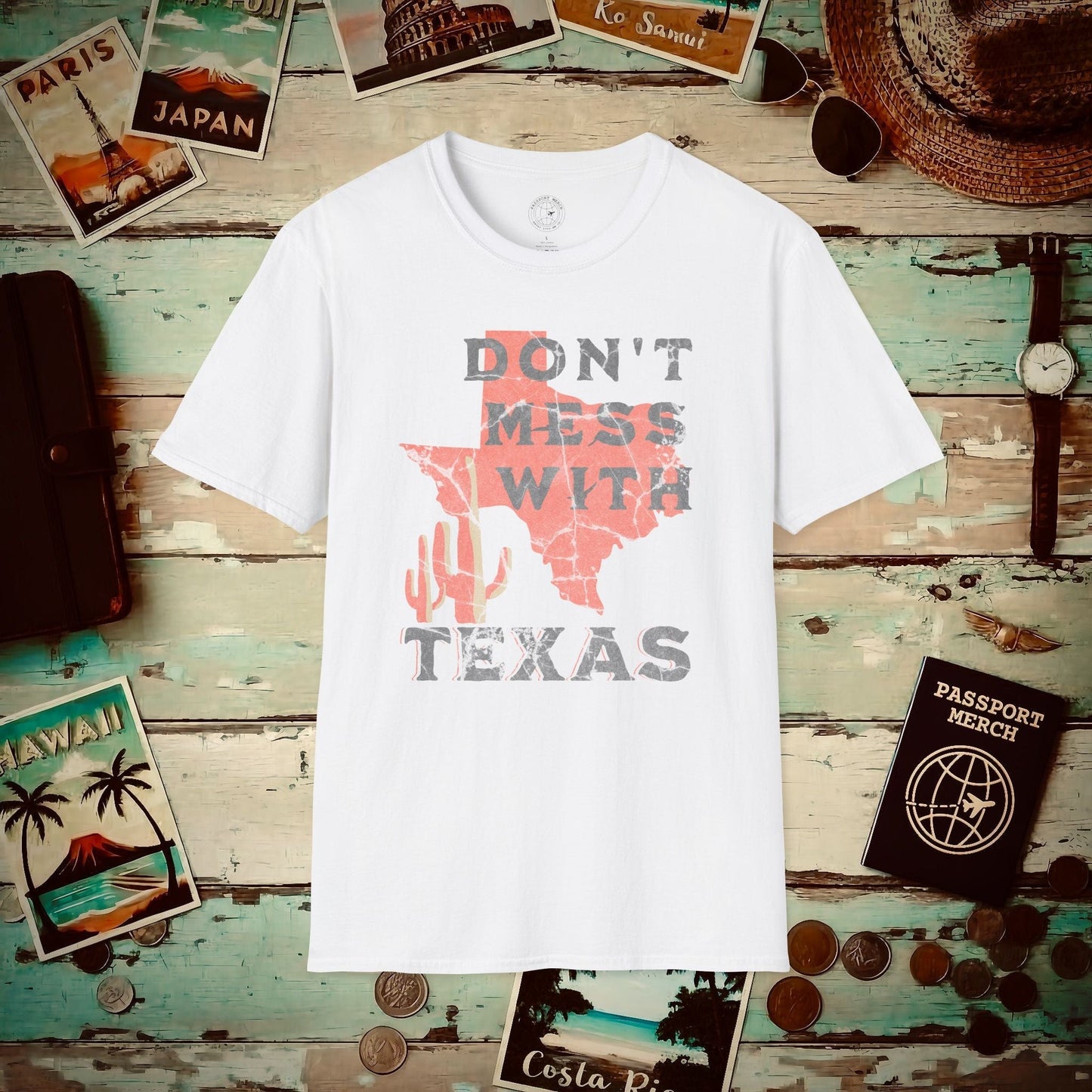 Don't Mess with Texas T-Shirt White / S