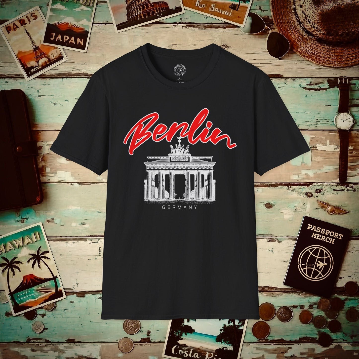 Explore Berlin Germany T-Shirt Black / S