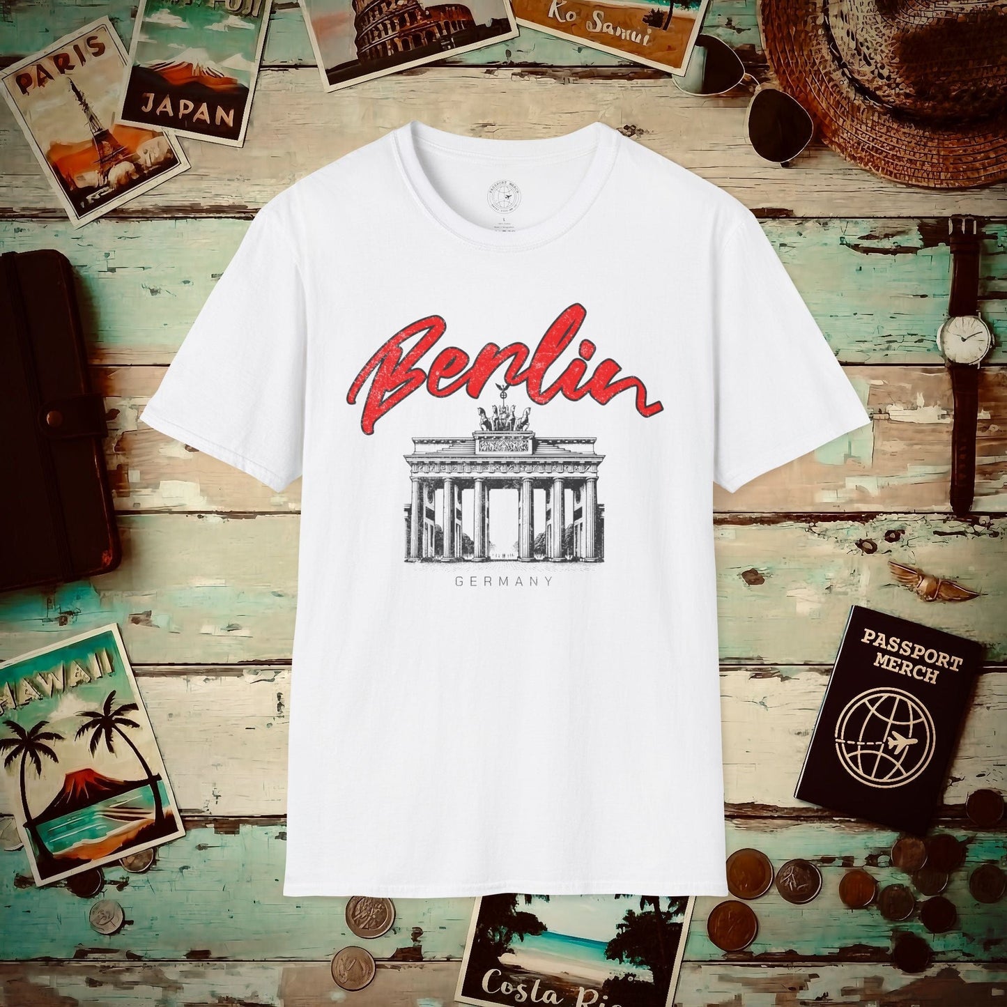 Explore Berlin Germany T-Shirt White / S