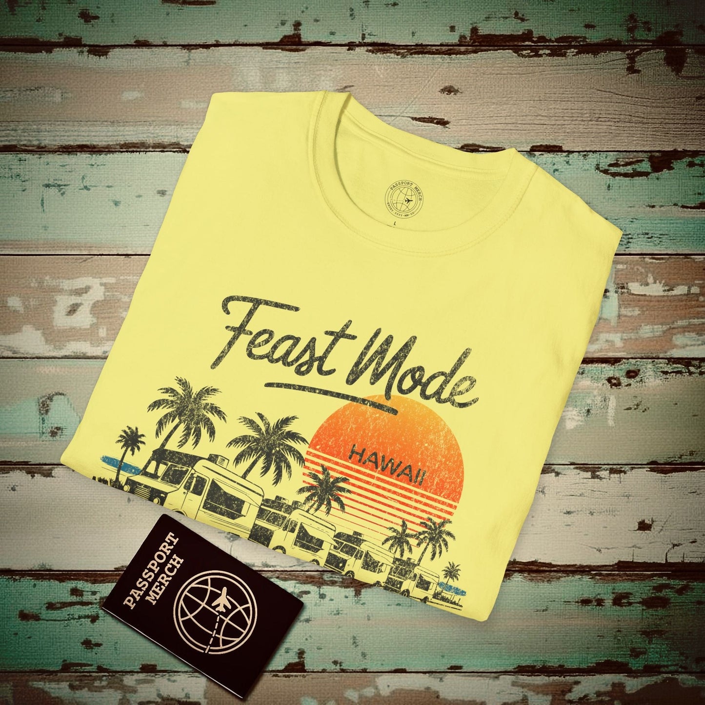 Food Truck Feast Mode, Hawaii T-Shirt Cornsilk / S