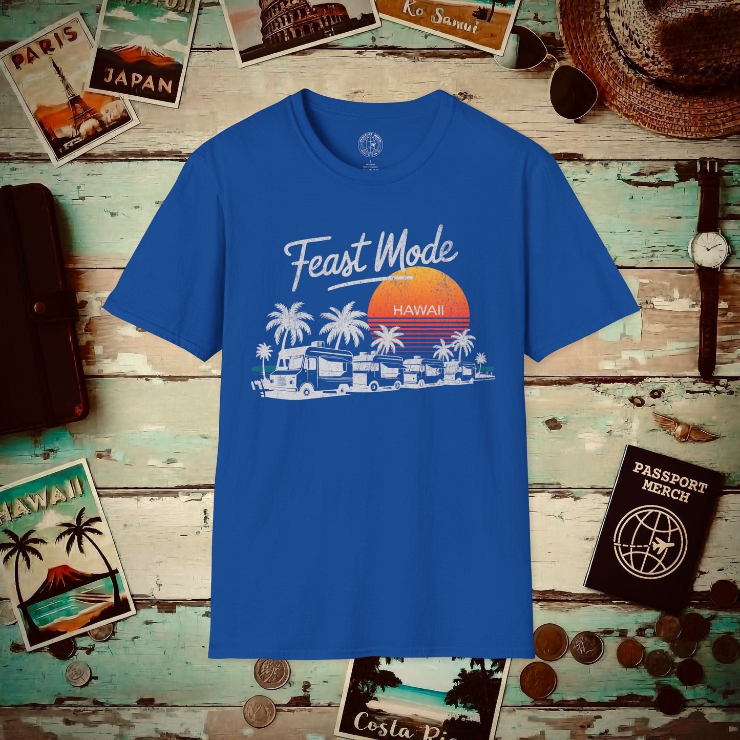 Food Truck Feast Mode, Hawaii T-Shirt Royal / S